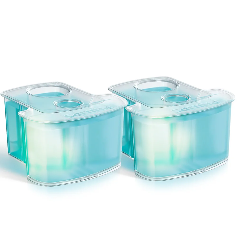2x Philips Norelco Cleaning Cartridges for SmartClean System (2 Count, JC302/52) - Image 2
