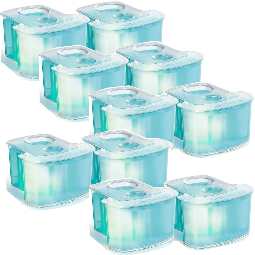 5x Philips Norelco Cleaning Cartridges for SmartClean System (2 Count, JC302/52)