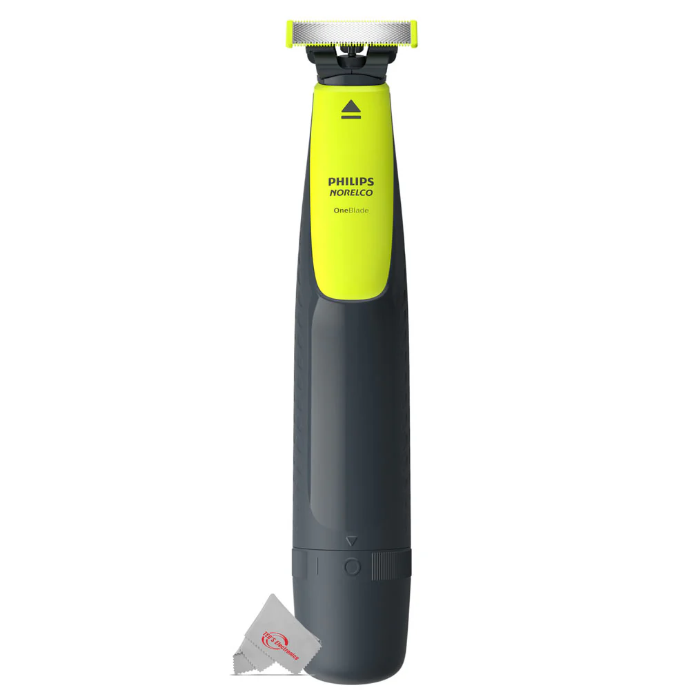 Philips Norelco OneBlade Electric Trimmer/Shaver QP2510/49 with Philips Norelco OneBlade Replacement Blade 1 Count QP210/80 and Neck Brush - Image 3