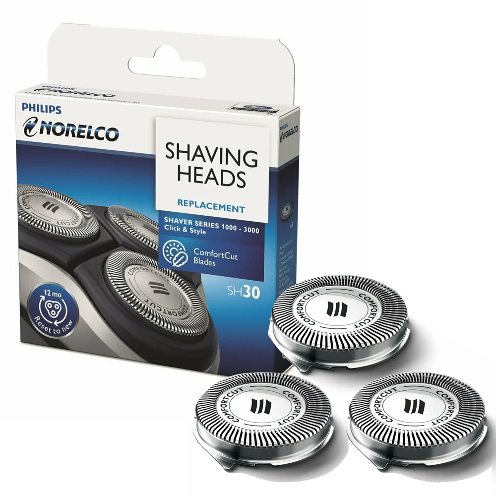 2x Philips Norelco SH30/52 Replacement Shaving Heads for S1150/81 / S3560/81 Models - Image 3