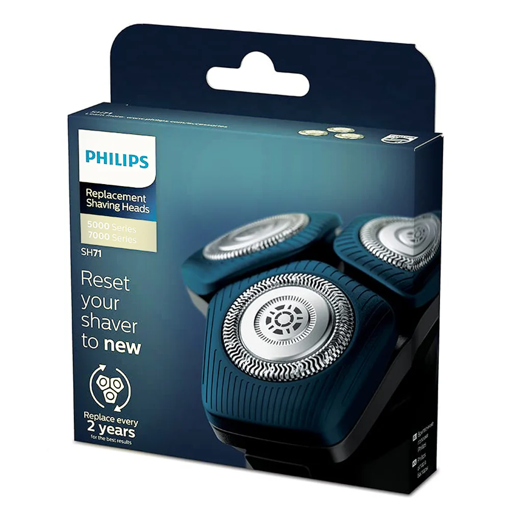 10x Philips Shaver Head Replacement Blades SH71/50 for Shavers Series 7000 and Pentagon-Shaped Series 5000 - - Image 3