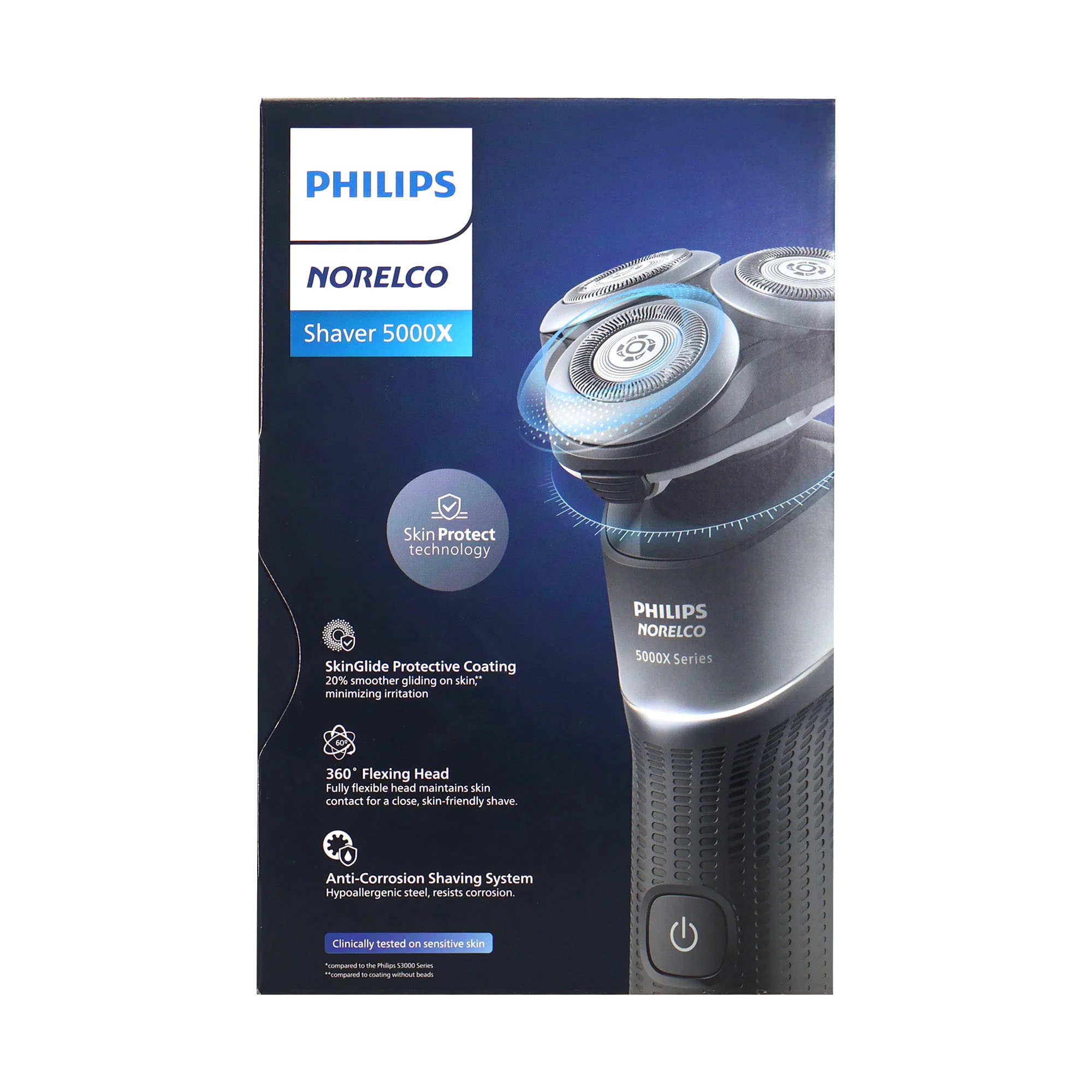 Philips Norelco 5000X Rechargeable Wet & Dry Shaver X5004/84 with 2x Philips Sonicare 4100 Rechargeable Electric Toothbrush Black HX3681/24 - Image 5
