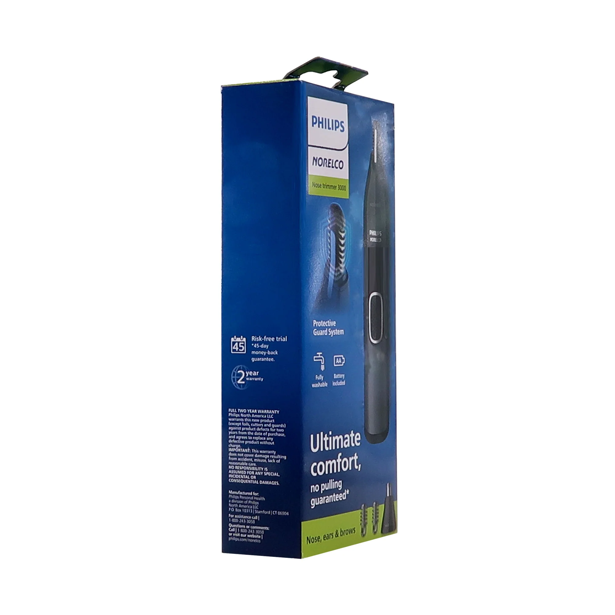 Philips Norelco Bodygroom Series 5000 Rechargeable Trimmer #BG5025/40 with Philips Norelco Nose Trimmer 3000 for Nose, Ears, Eyebrows #NT3600/62 - Image 9
