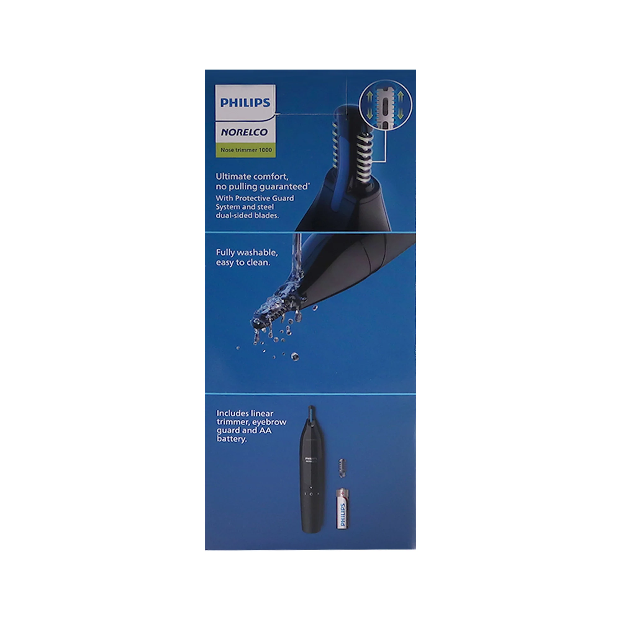 Philips Norelco Multigroom 5000 All-in-One Trimmer with Philips Norelco Ultimate Comfort Nose Trimmer 1000 Battery Powered NT1605/60 - Image 10