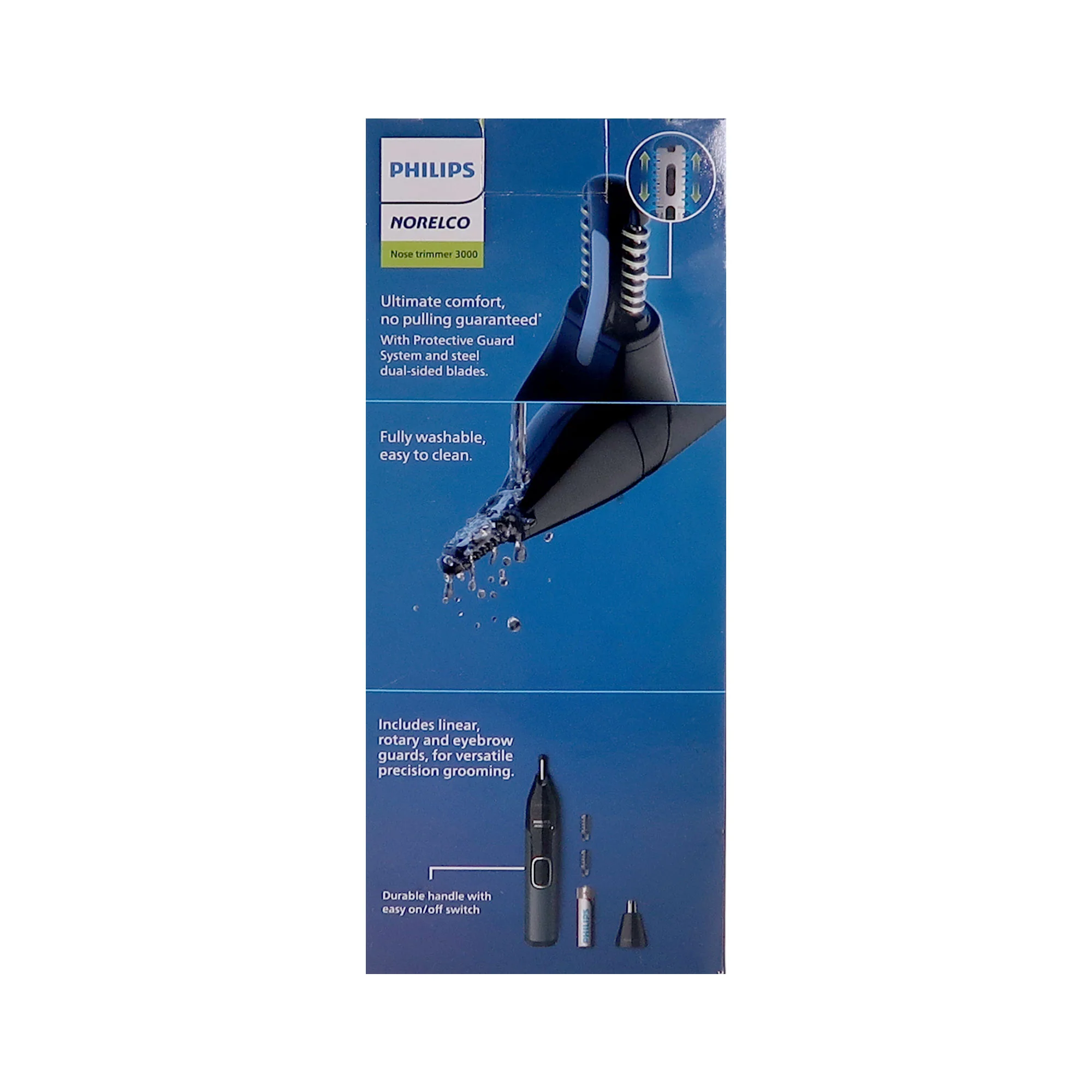 Philips Norelco Nose Trimmer 3000 for Nose, Ears Eyebrows #NT3600/62 (Black) - 2 Units - Image 4