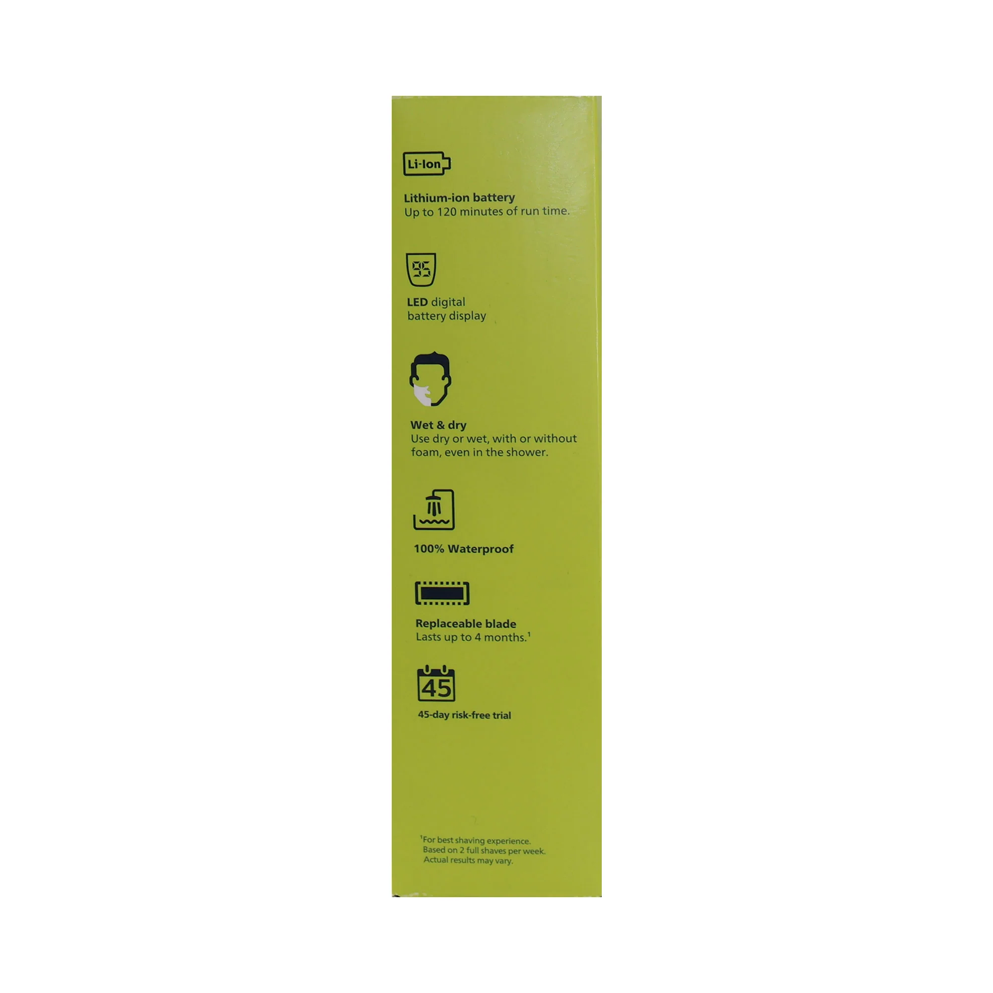 Philips Norelco OneBlade 360 Pro Hybrid Face & Body Electric Trimmer QP6552/70 with Nose Trimmer 3000 for Nose, Ears Eyebrows NT3600/62 - Image 6