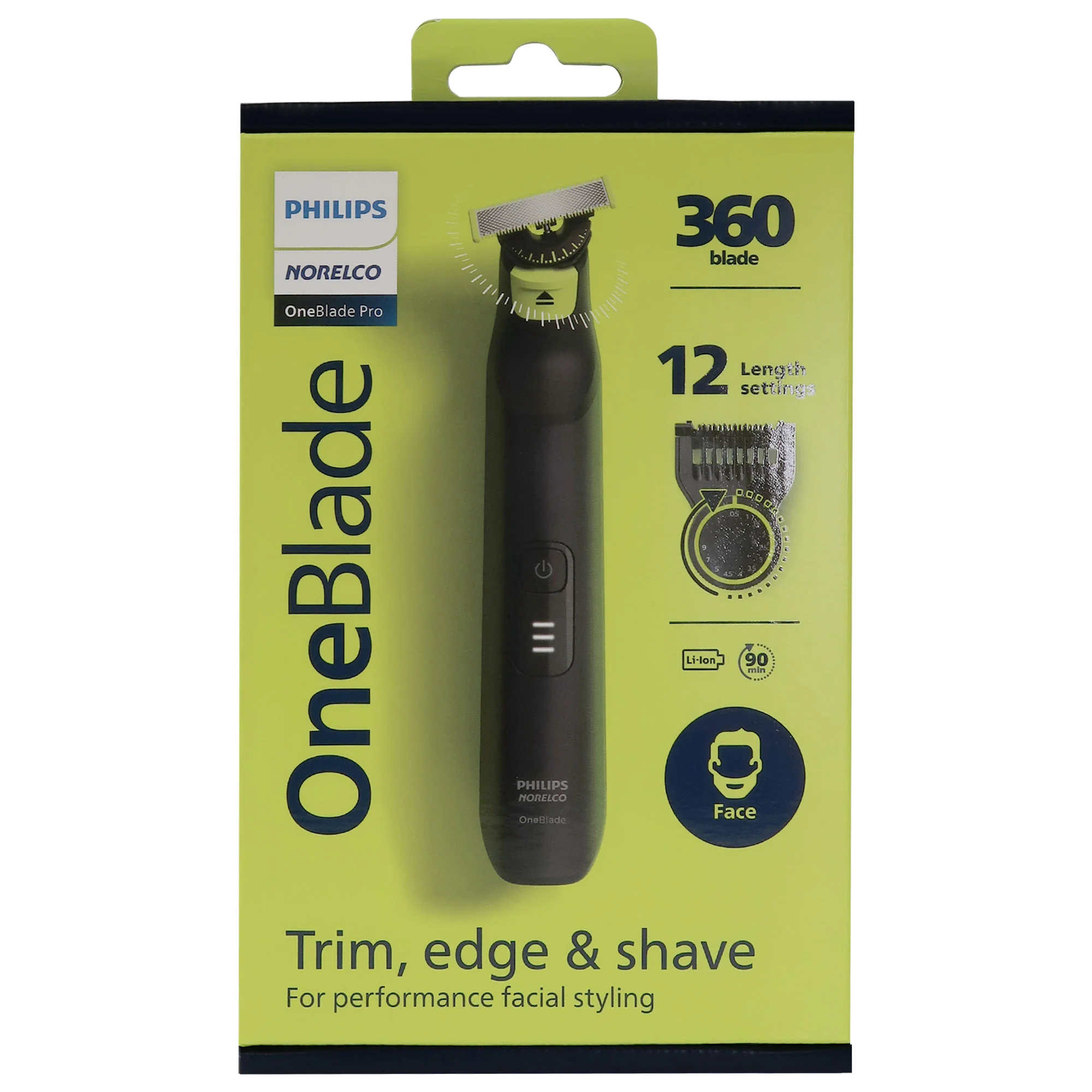Philips Norelco OneBlade 360 Pro Hybrid Electric Trimmer QP6531/70 with OneBlade Replacement Blade QP210/80 - Image 2