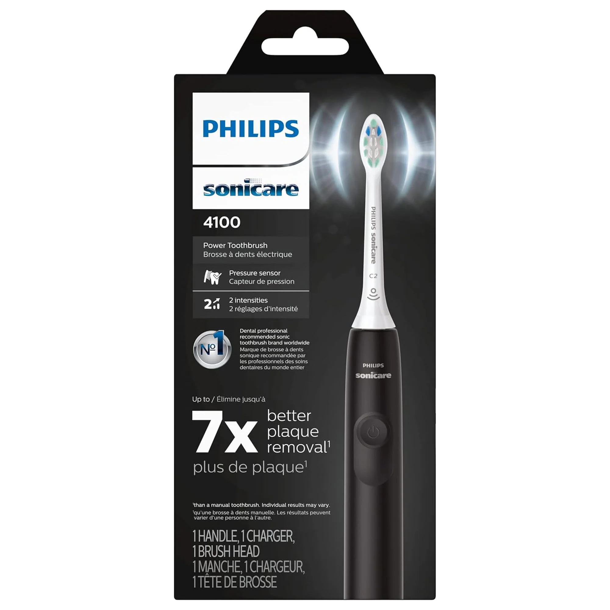 Philips Sonicare 4100 Rechargeable Electric Toothbrush Black HX3681/24 - Image 5