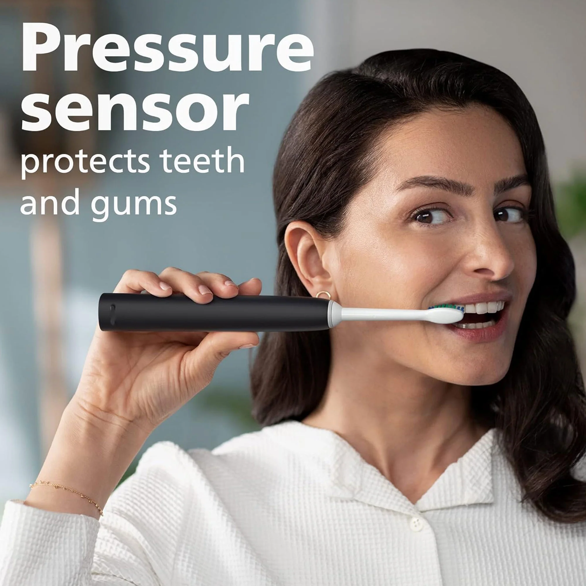 Philips Sonicare 4100 Rechargeable Electric Toothbrush Black HX3681/24 - Image 8