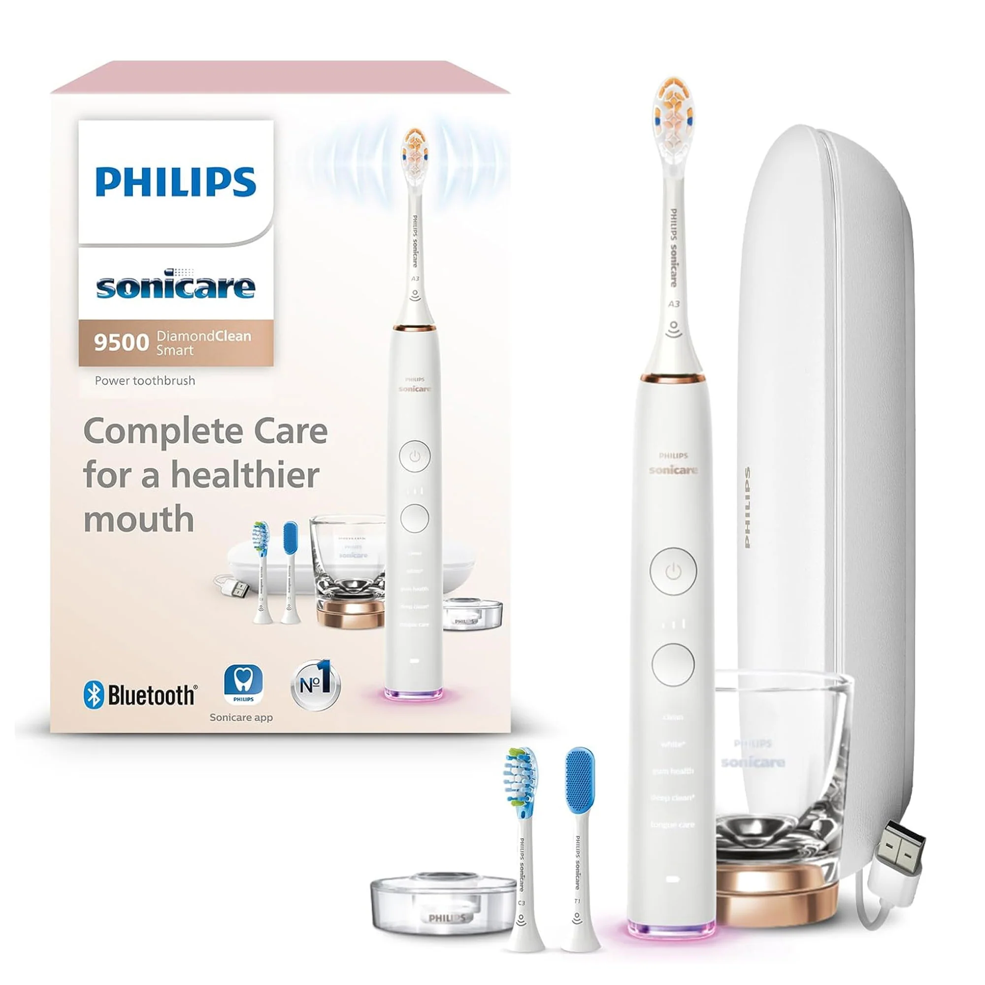 Philips Sonicare DiamondClean Smart 9500 Electric Toothbrush - Image 4