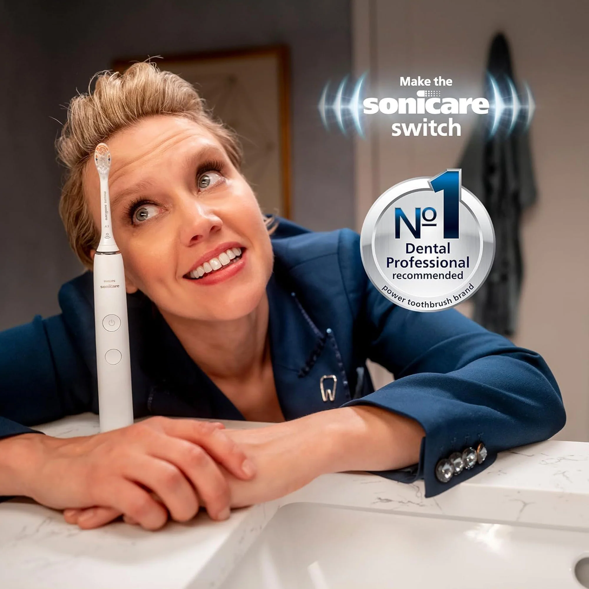 Philips Sonicare DiamondClean Smart 9500 Electric Toothbrush (Rosegold) HX9923/61 - Image 6