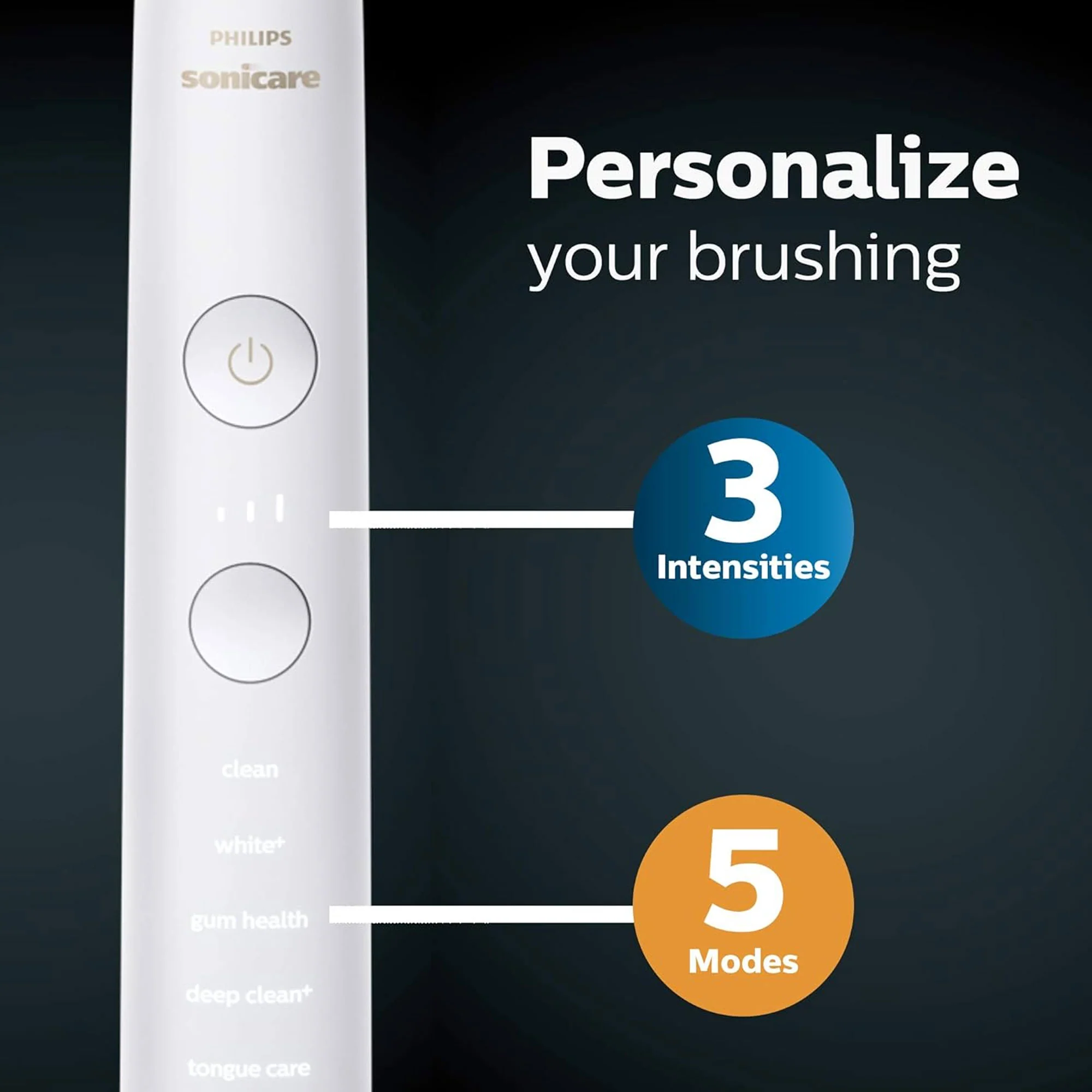 Philips Sonicare DiamondClean Smart 9500 Rechargeable Electric Power Toothbrush, Rose Gold, HX9924/61 - Image 5