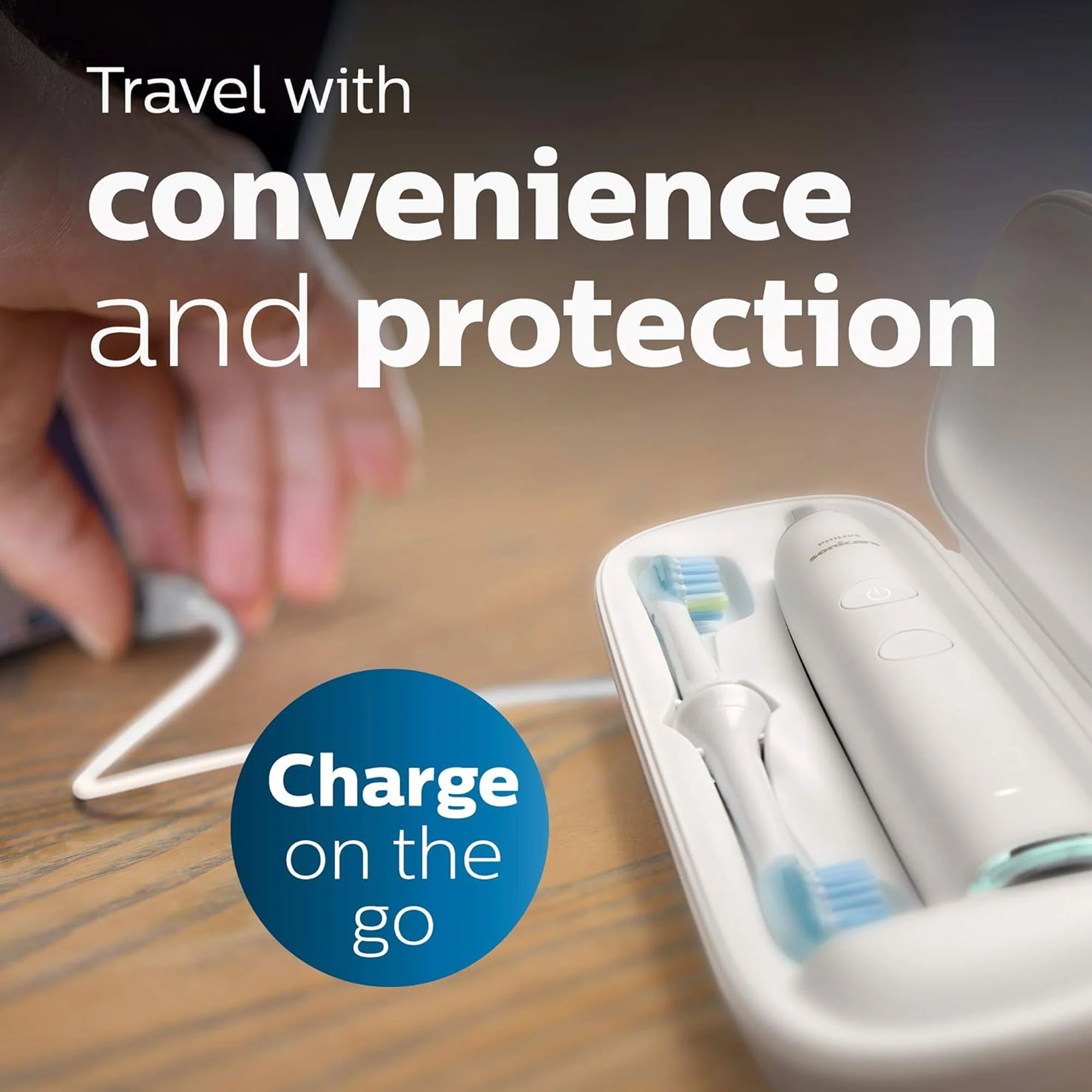 Philips Sonicare DiamondClean Smart 9500 Rechargeable Electric Power Toothbrush, Rose Gold, HX9924/61 - Image 6