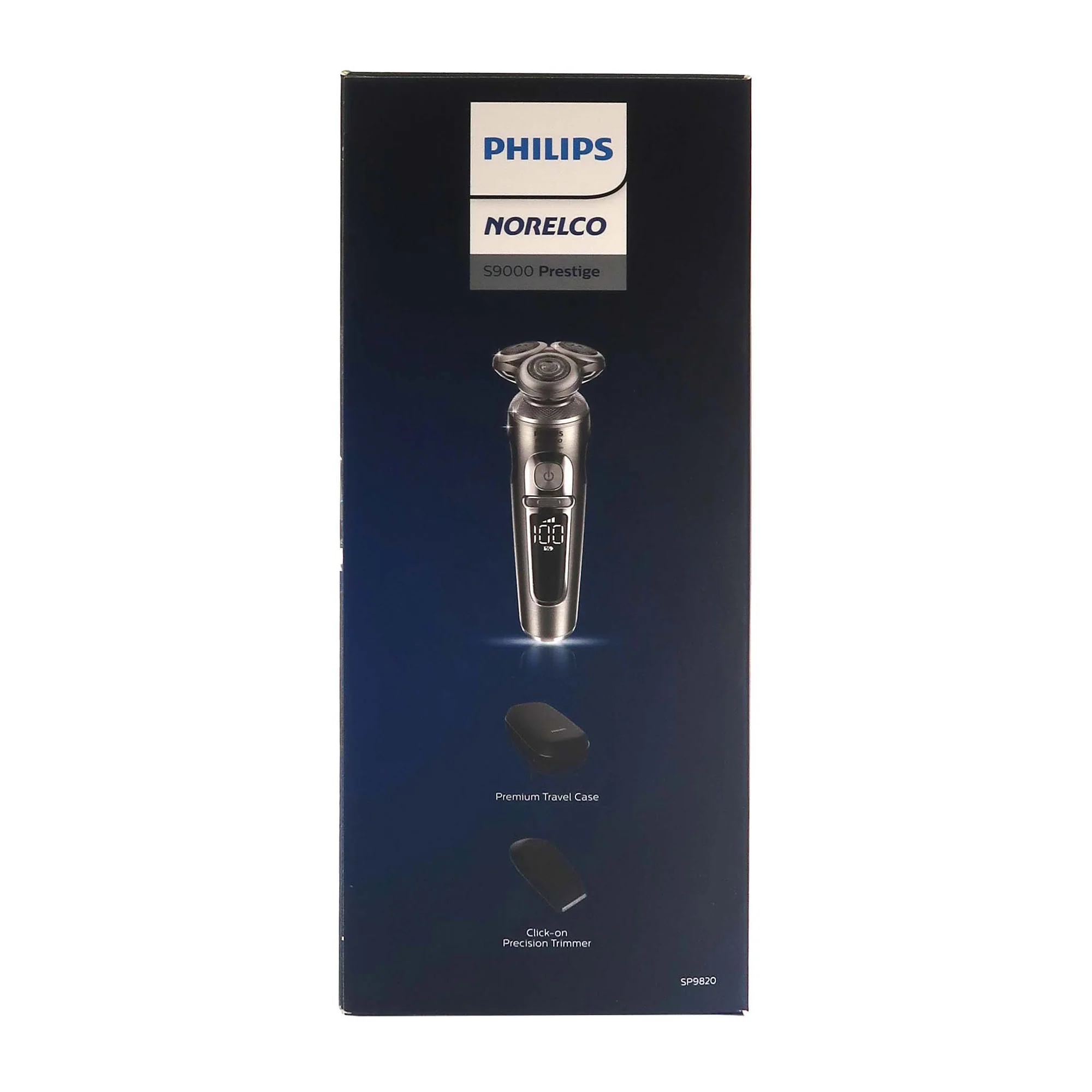Philips Norelco Shaver 9000 Prestige, Rechargeable Wet or Dry Electric Shaver with Trimmer Attachment and Premium Case, SP9820/87 - Image 2