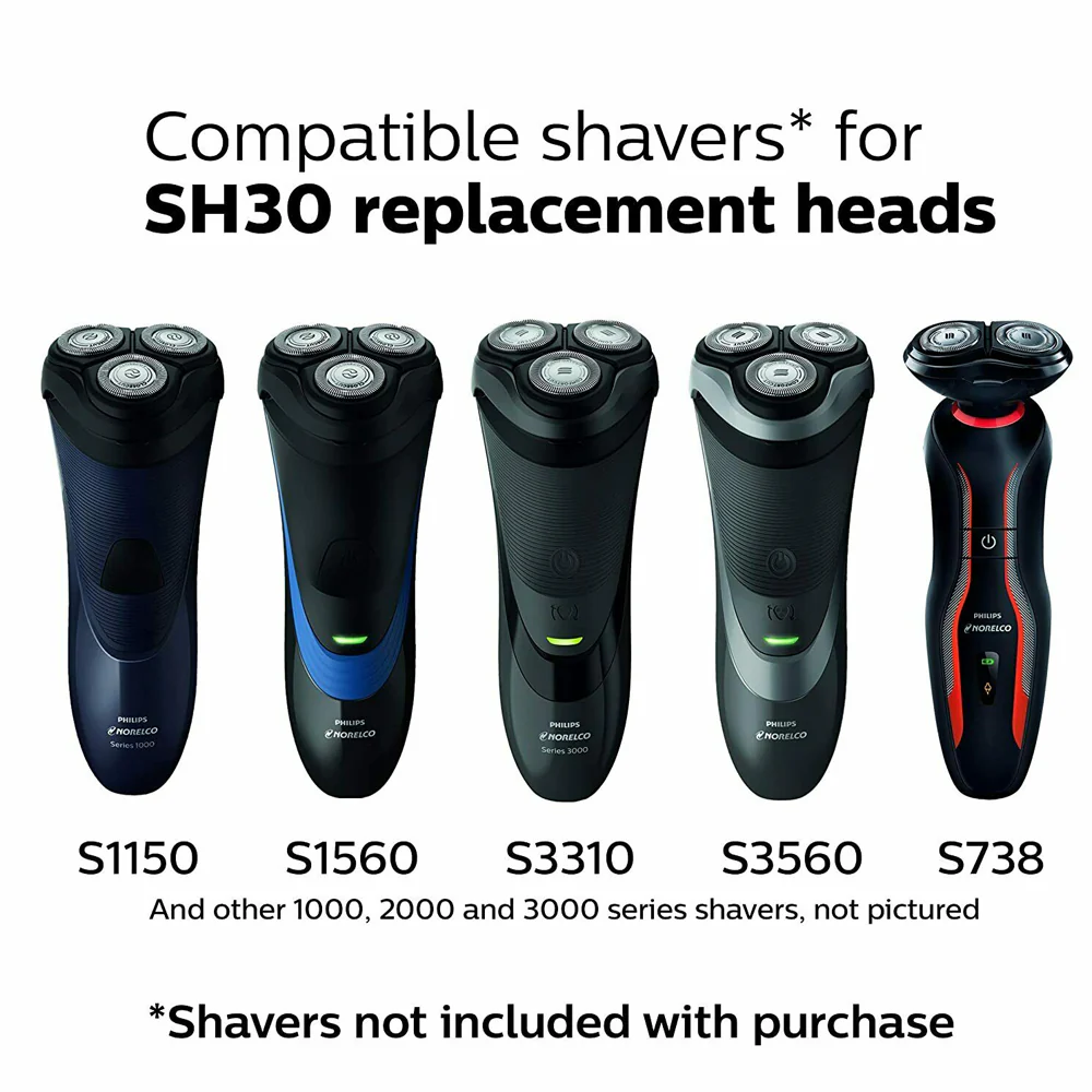 Philips Norelco SH30/52 Replacement Head for Series 1000, 2000, 3000 Shavers - Image 5
