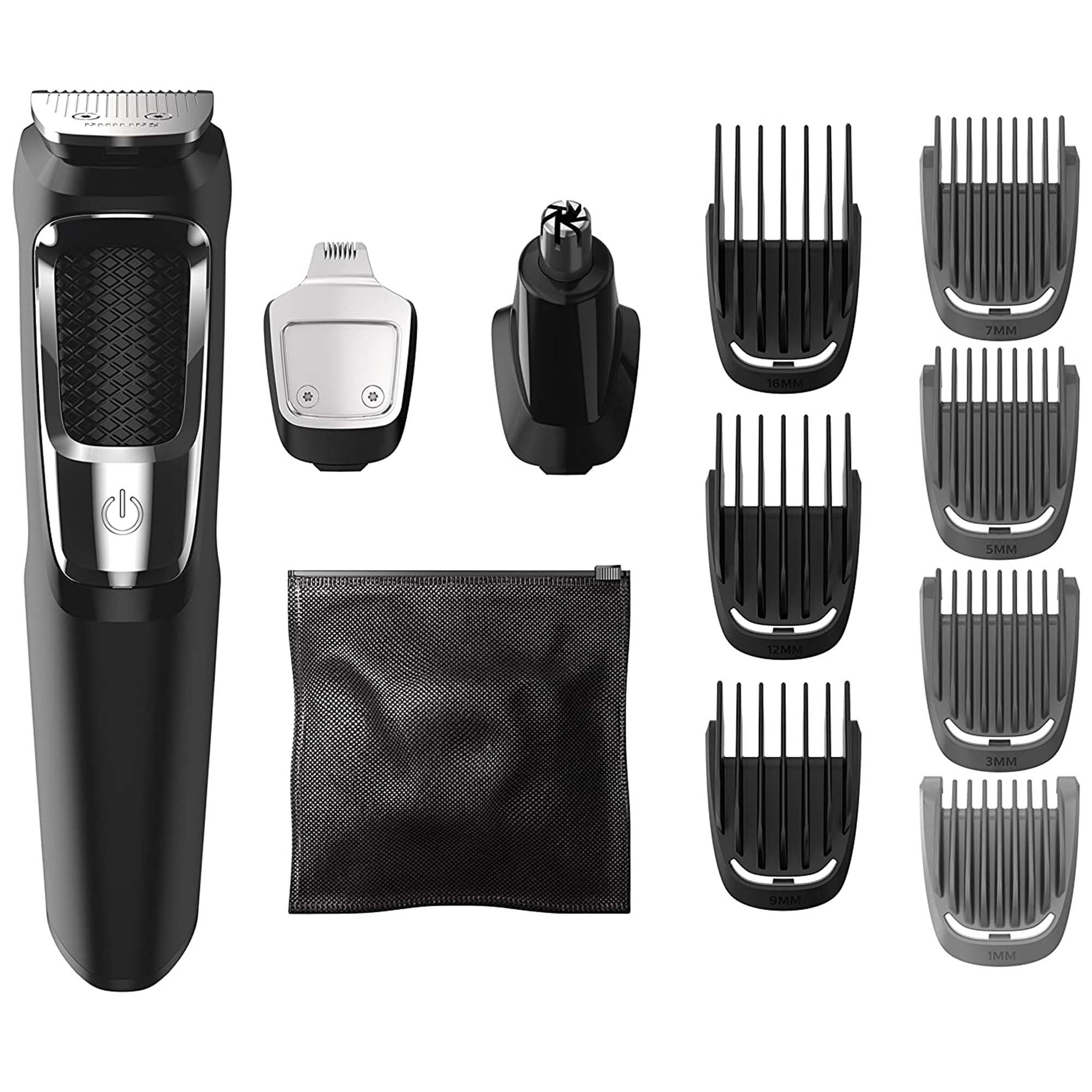 Philips Norelco OneBlade Hybrid Electric Trimmer and Shaver, QP2520/70 with 13pc Philips Norelco Series 3000 Multigroom Men's Rechargeable Electric Trimmer MG3750/64 - Image 5