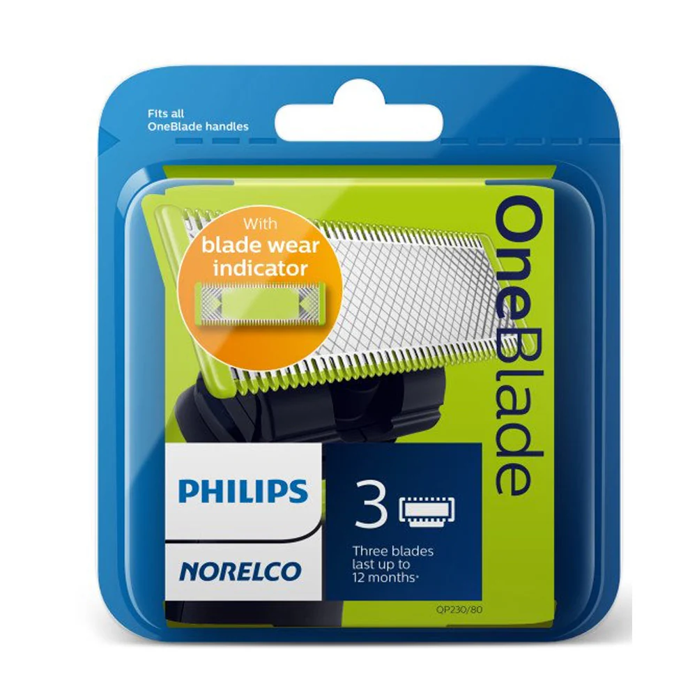 Philips Norelco OneBlade, Hybrid Electric Trimmer and Shaver, QP2520/70 with 5x Philips Norelco QP230/80 OneBlade Replacement Blades, 3 Count and Wahl Styling Comb Burgundy - Image 6