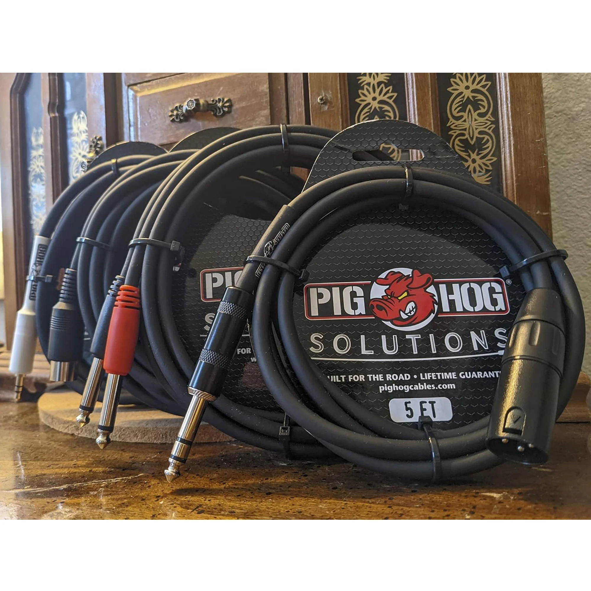 Pig Hog 1/4" TRS to XLR Balance Adaptor Cable, 15 Feet PX-TMXM15 - Image 2