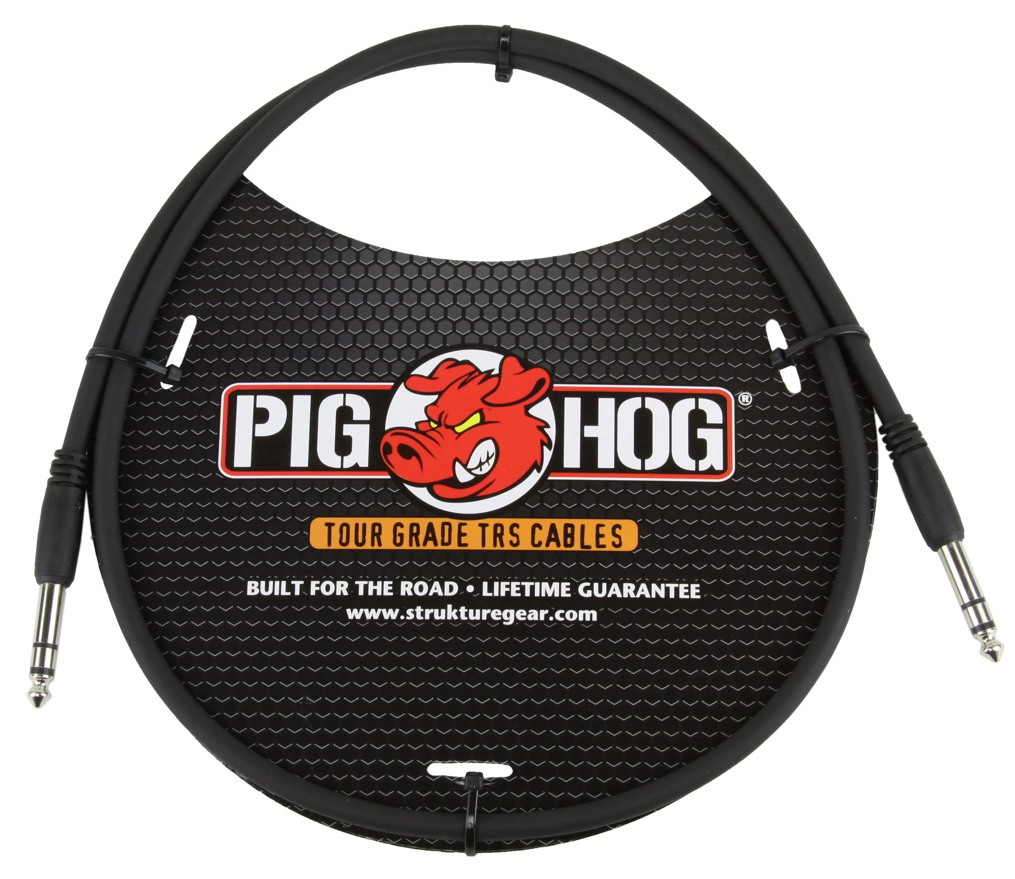 Pig Hog 3ft 1/4" TRS - 1/4" TRS Cable - 3 Units - Image 2