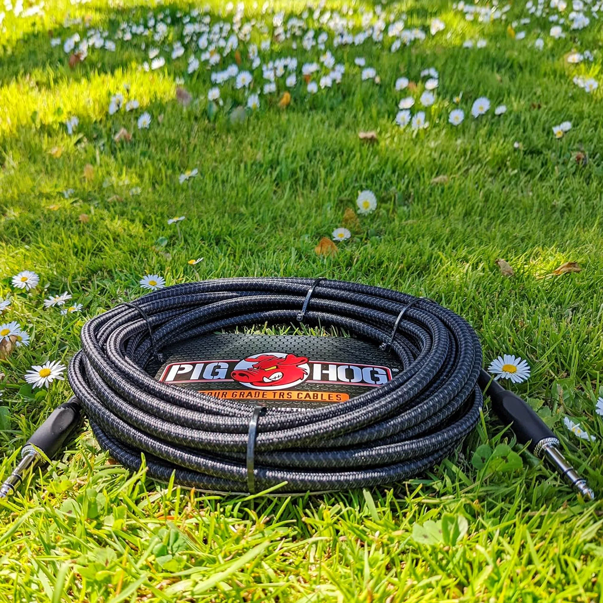 Pig Hog PTRS15 High Performance 1/4" TRS Instrument Cable, 15 Feet - 10 Pack - Image 4