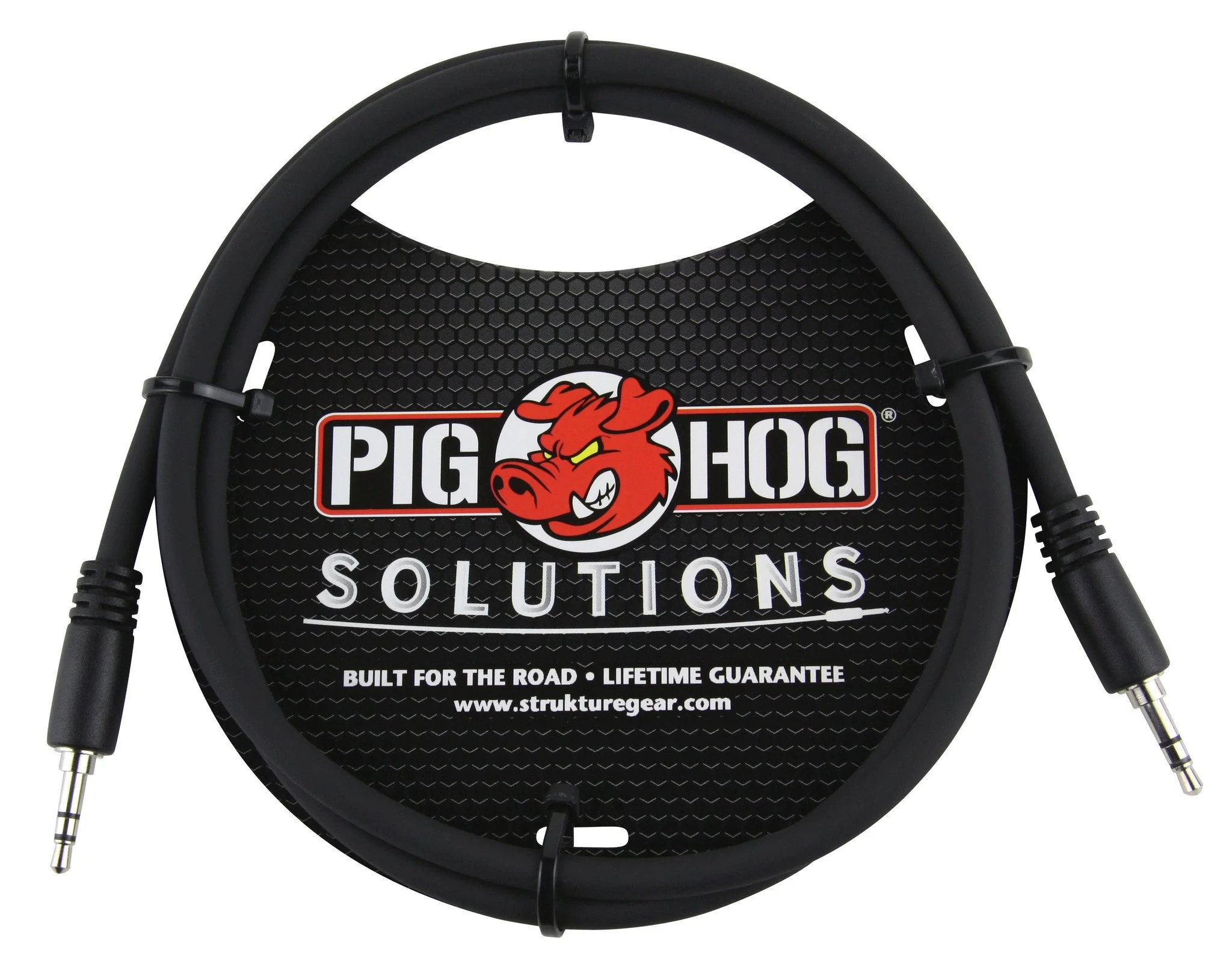 Pig Hog Solutions 3.5mm TRS to 3.5mm 3ft TRS Adapter Cable -10 Units - Image 2