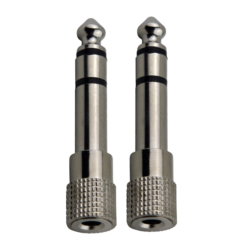 2x Pig Hog Solutions 3.5mm(F) to 1/4"(M) Stereo Adapter
