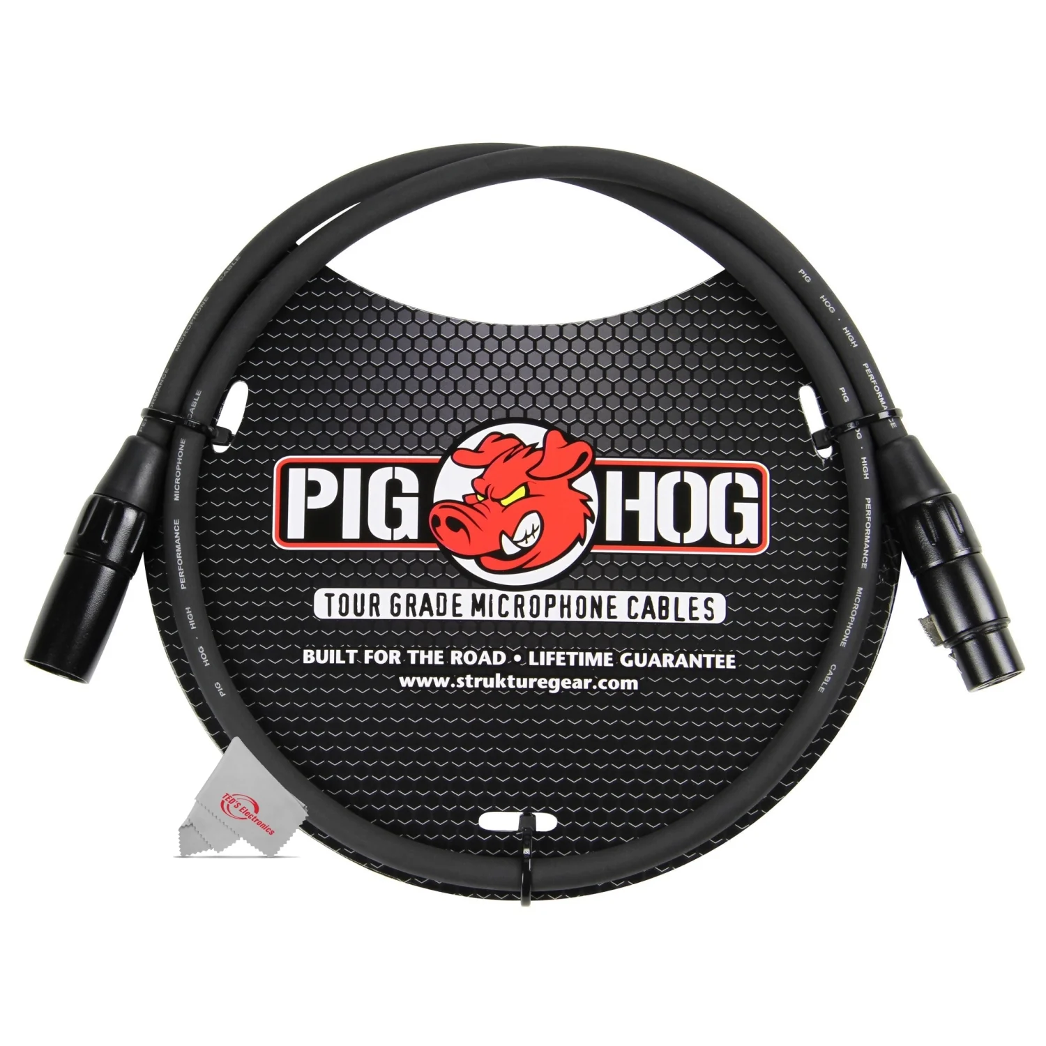 Pig Hog 8mm XLR Microphone Cable Male to Female 3 Ft Fully Balanced Premium Mic Cable - 3 Units - Image 2