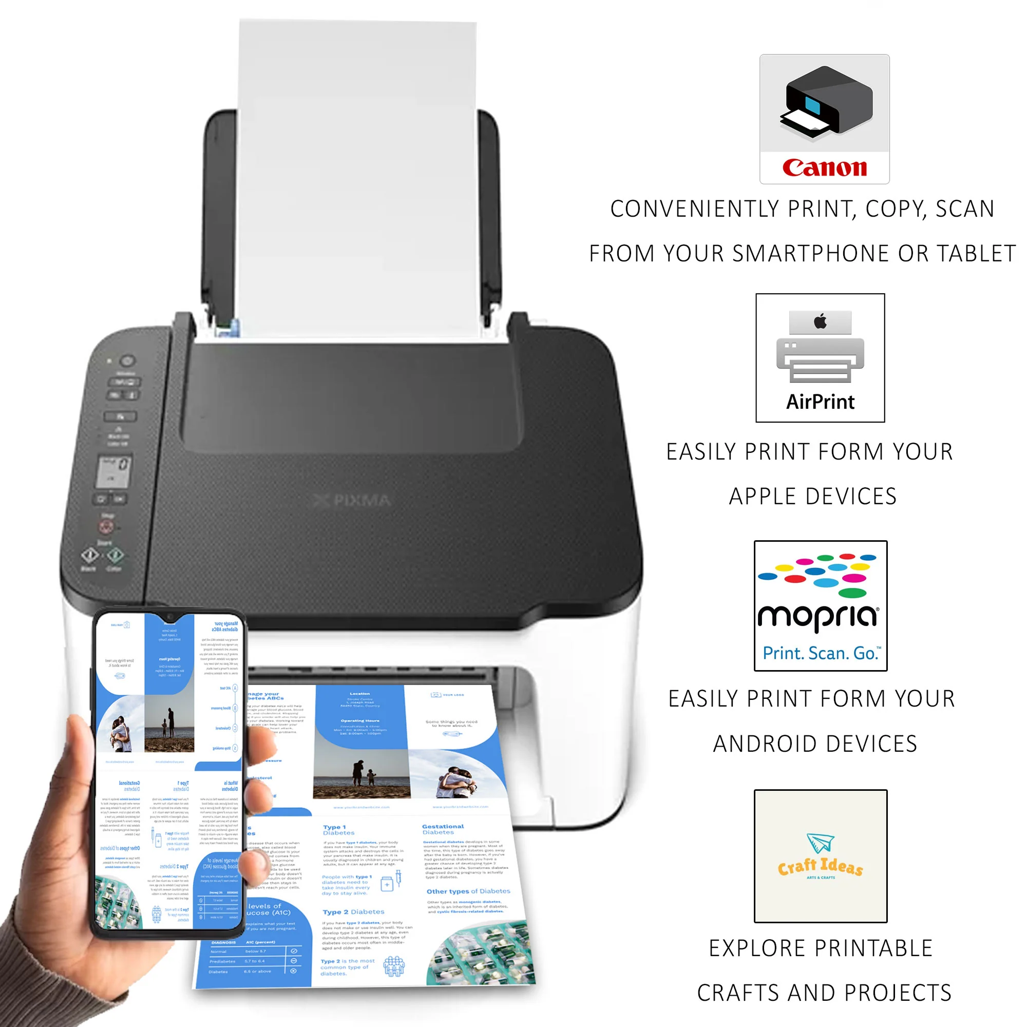 Canon PIXMA Wireless All-In-One Printer TS3522 - Image 4