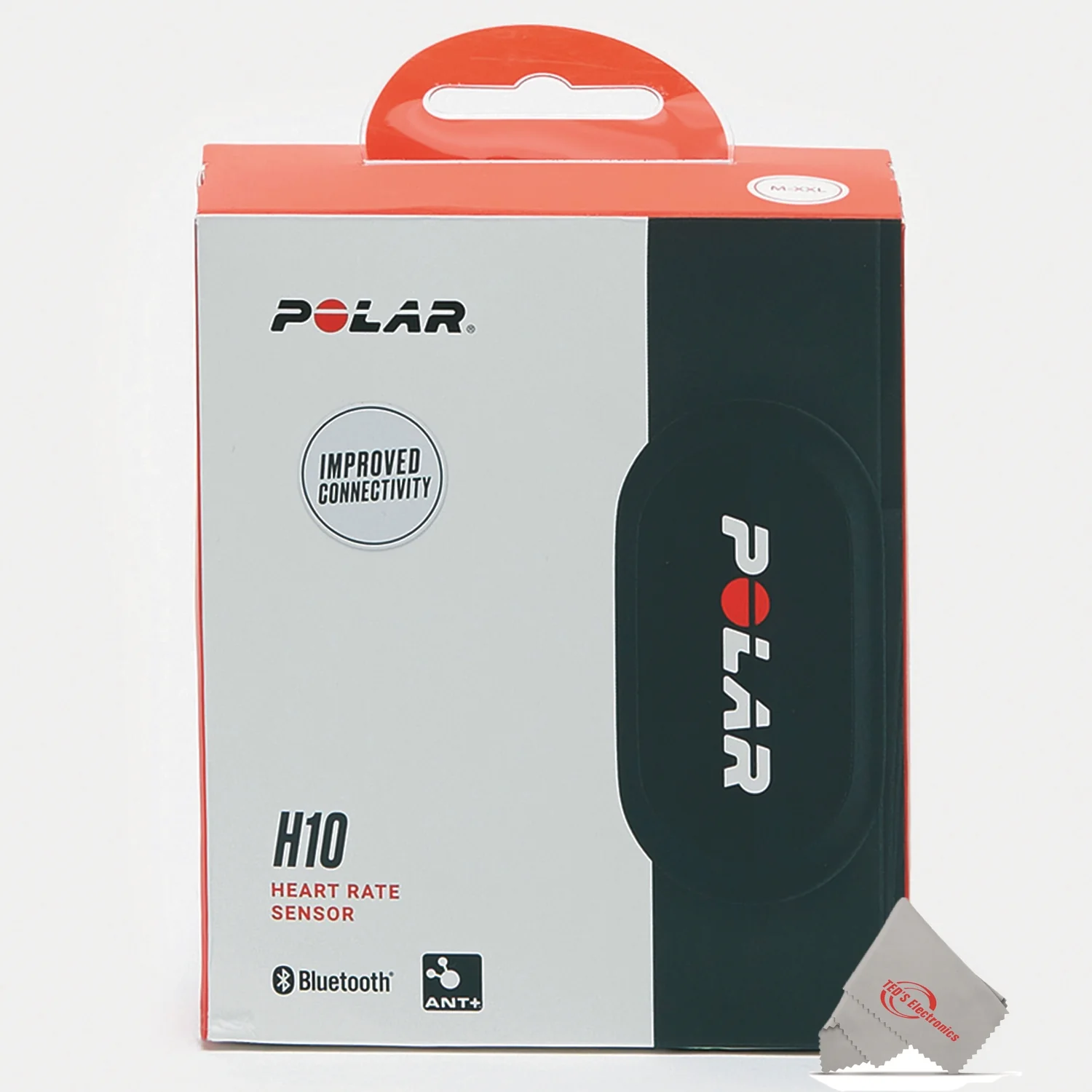 Polar Improved Connectivity H10 Heart Rate Sensor Monitor Bluetooth, ANT+ Enabled for Sizes M-XXL - Image 3