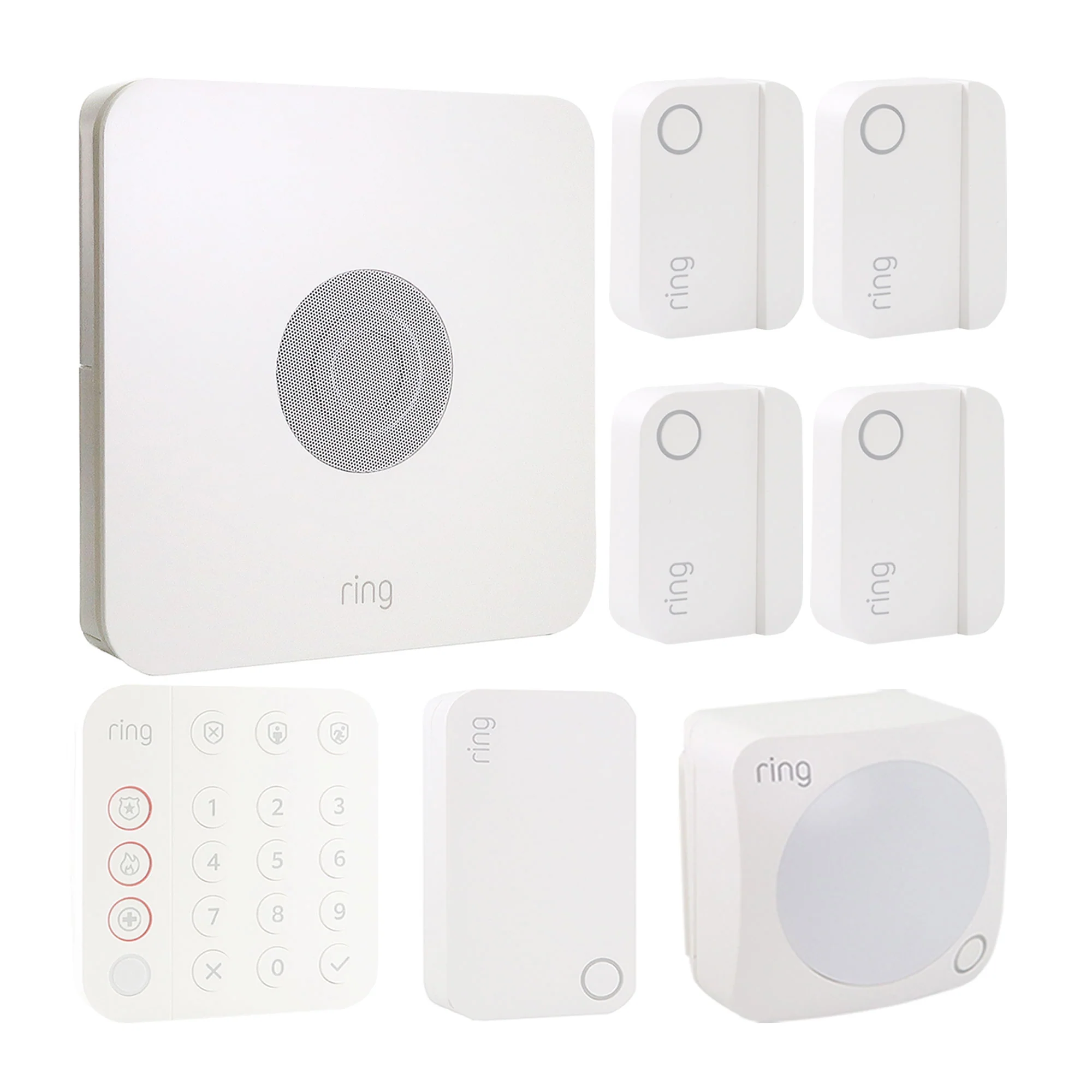 Ring Alarm 8-Piece Security Kit (2nd Gen) - White
