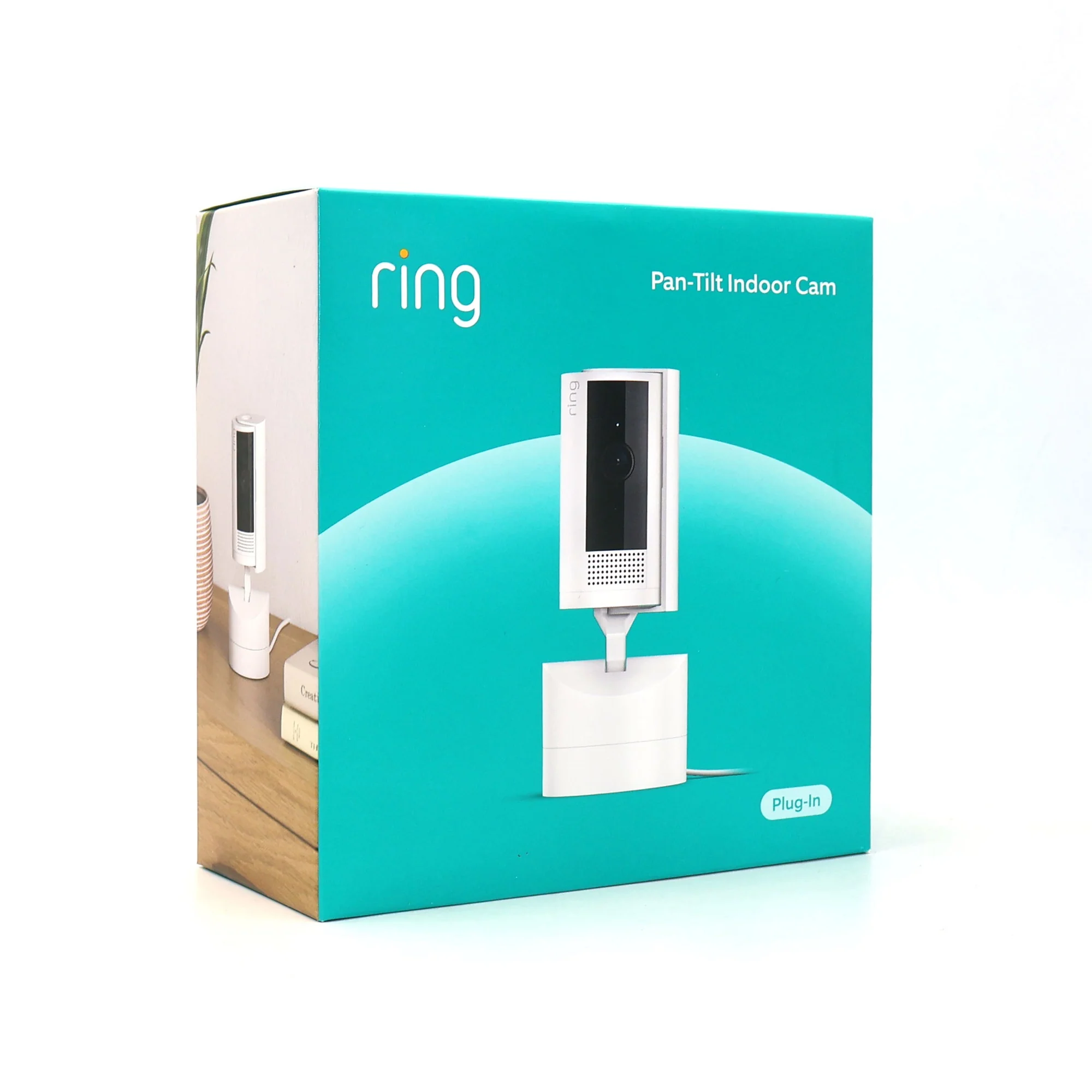 Ring Pan-Tilt Indoor Security Cam with 360° Horizontal Pan Coverage, Live View & Two-Way Talk and HD Video - White - Image 3