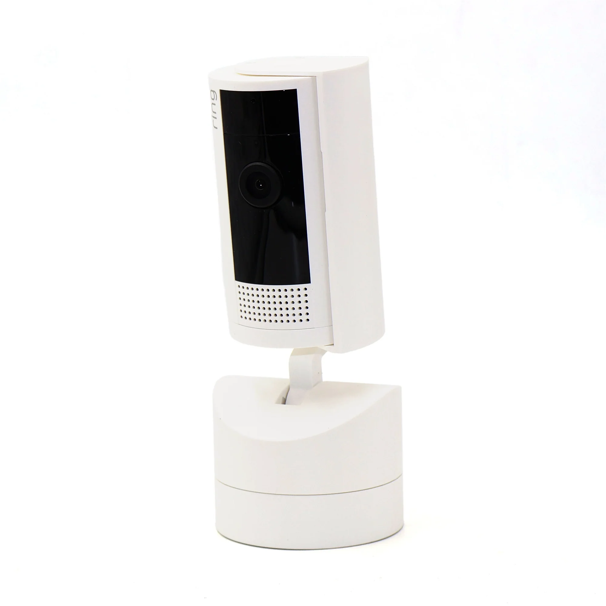 Ring Doorbell Pro Smart Wi-Fi Video Doorbell - Battery-powered (Satin Nickel) with Ring Pan-Tilt Indoor Security Cam - White - Image 3