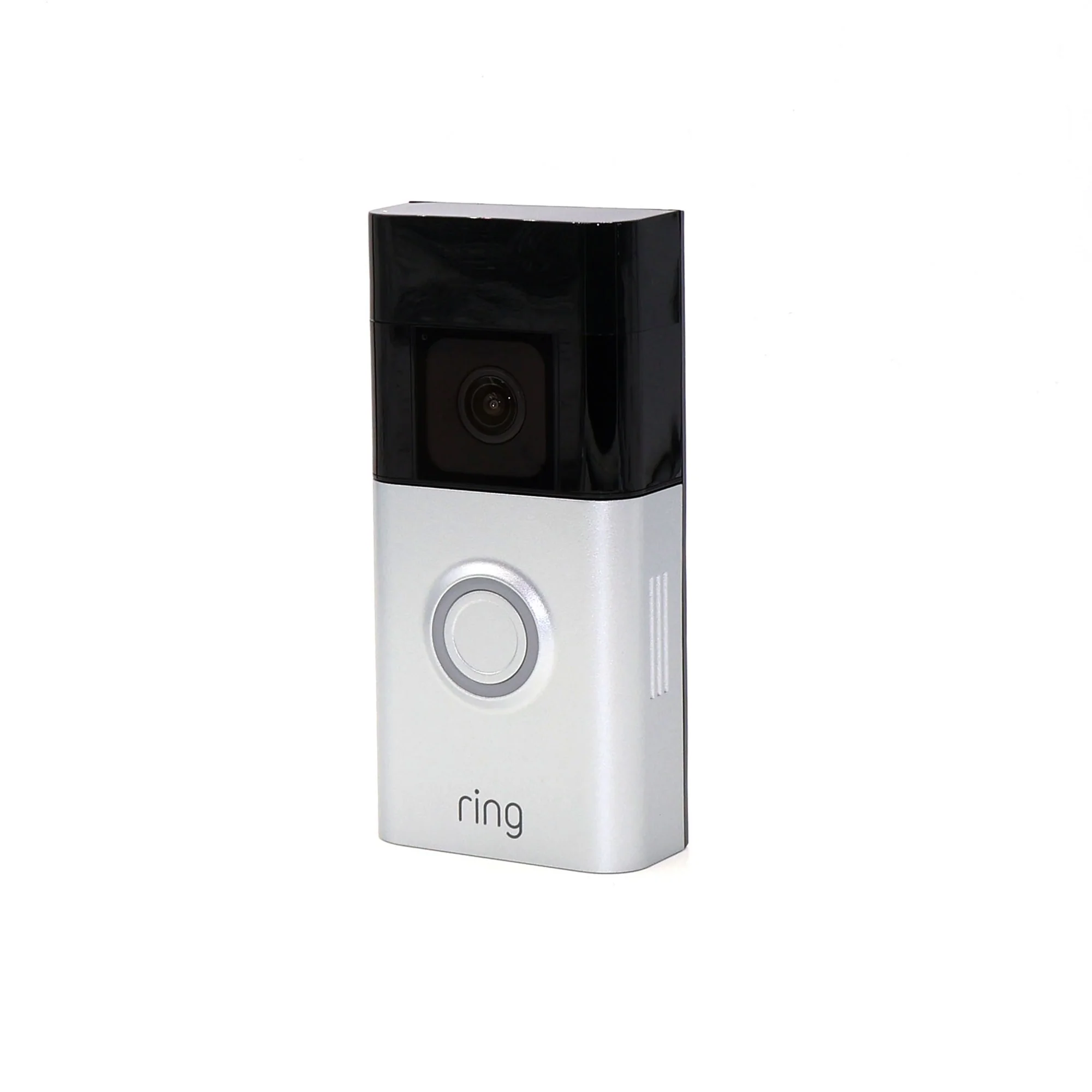 Ring Doorbell Pro Smart Wi-Fi Video Doorbell - Battery-powered (Satin Nickel) with Ring Pan-Tilt Indoor Security Cam - White - Image 9