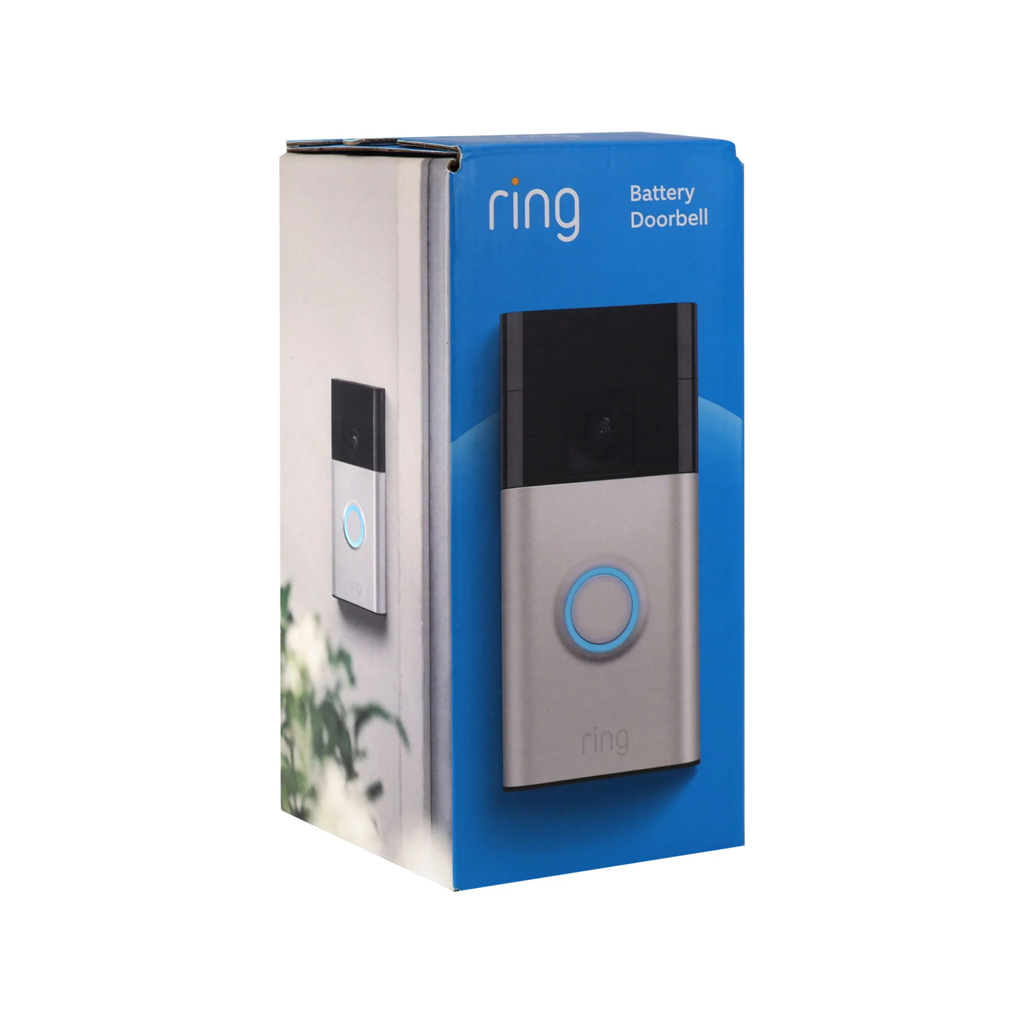 Ring - Battery Doorbell Smart Wifi Video Doorbell - Battery-Powered with Head-to-Toe Video, Live View, and Two-Way Talk - Satin Nickel - Image 2