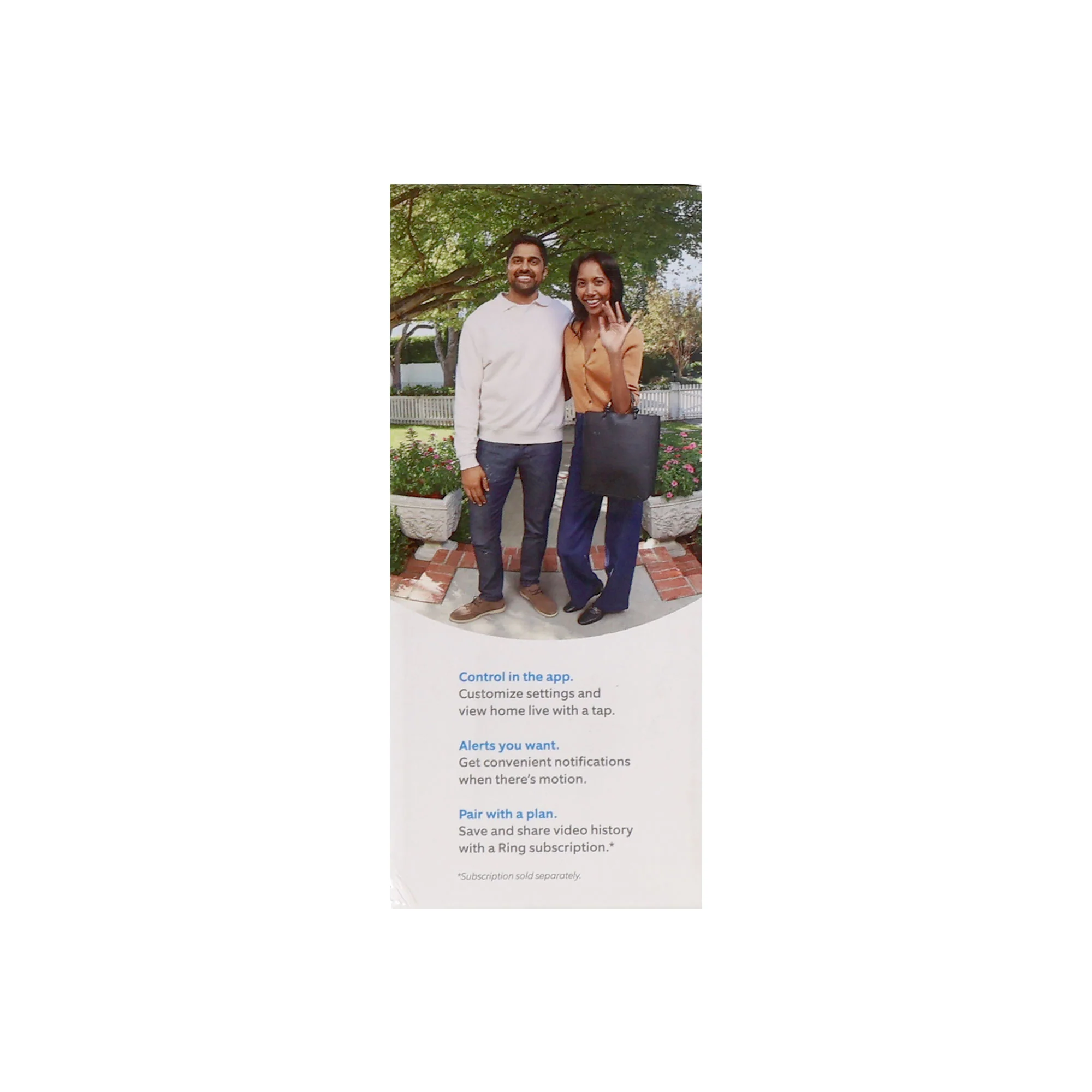 Ring - Battery Doorbell Smart Wifi Video Doorbell - Battery-Powered with Head-to-Toe Video, Live View, and Two-Way Talk - Satin Nickel - Image 5
