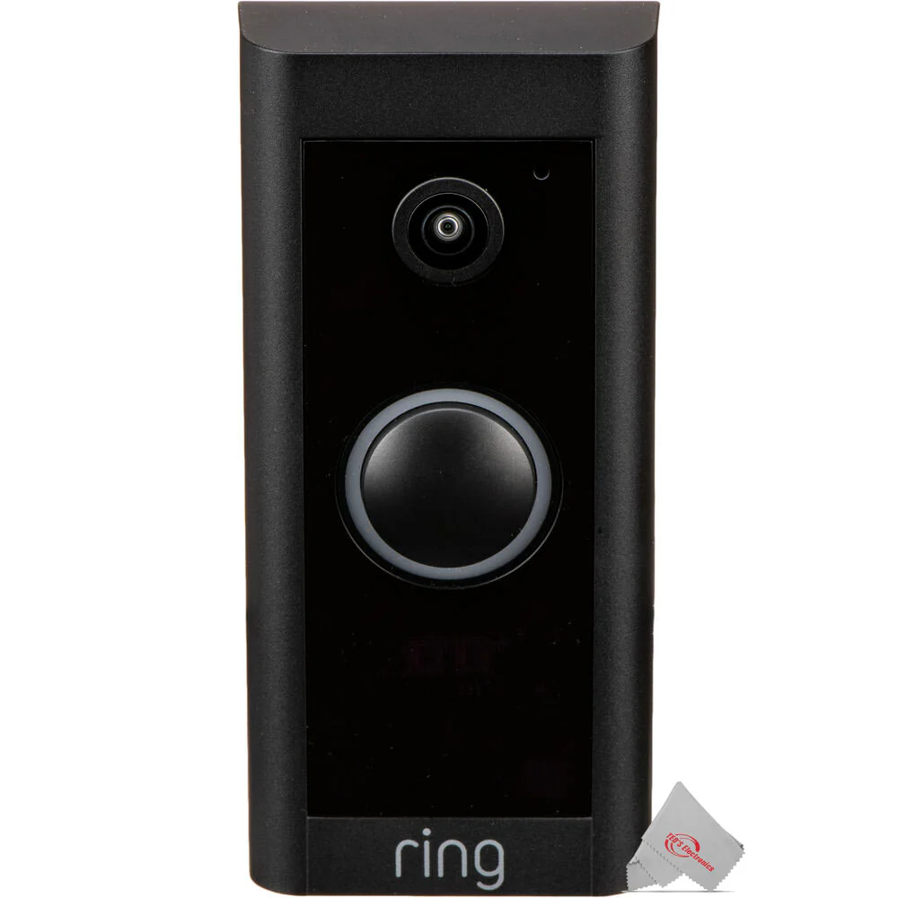 Ring 1080p Wired Video Doorbell (Black) - Image 2