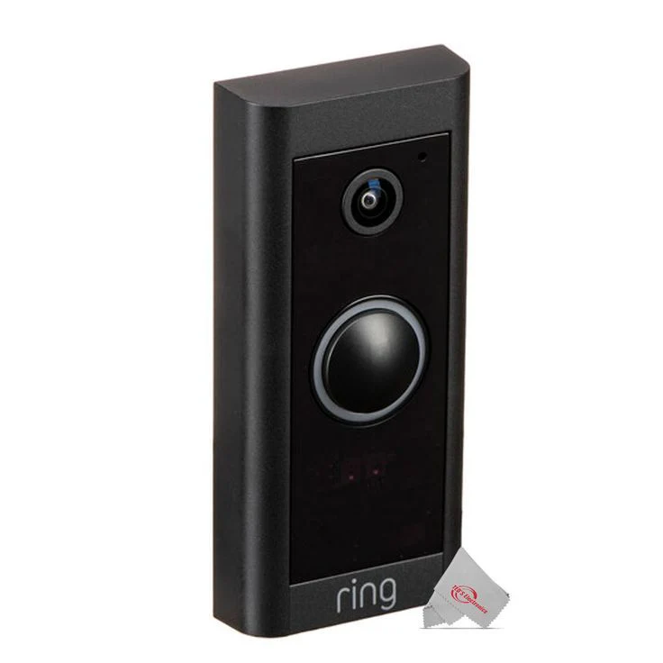 2x Ring 1080p Wired HD Video Doorbell Black - Image 2