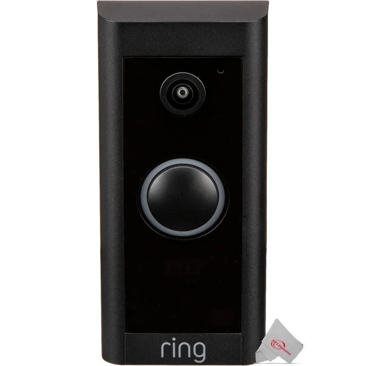5x Ring 1080p Wired HD Video Doorbell Black - Image 3