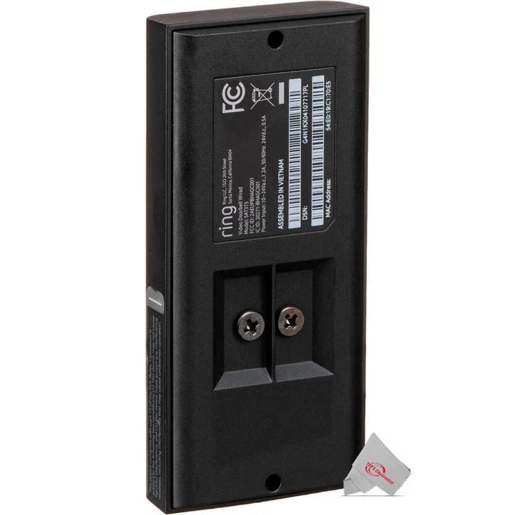 5x Ring 1080p Wired HD Video Doorbell Black - Image 4