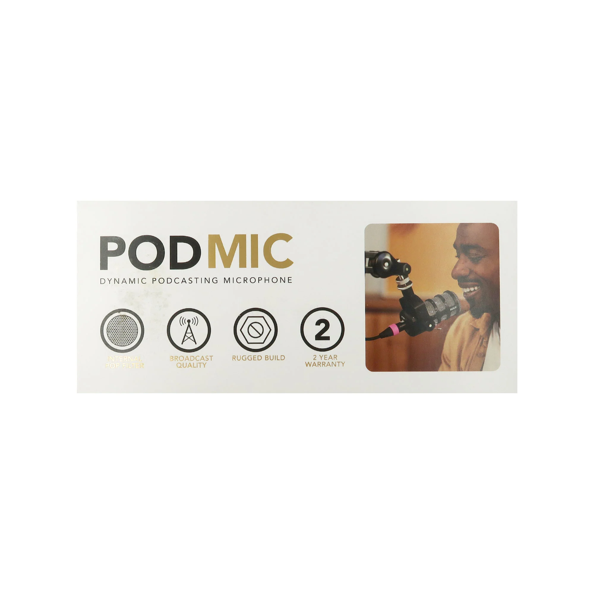 RODE PodMic Dynamic Podcasting Microphone (Black) - Image 10