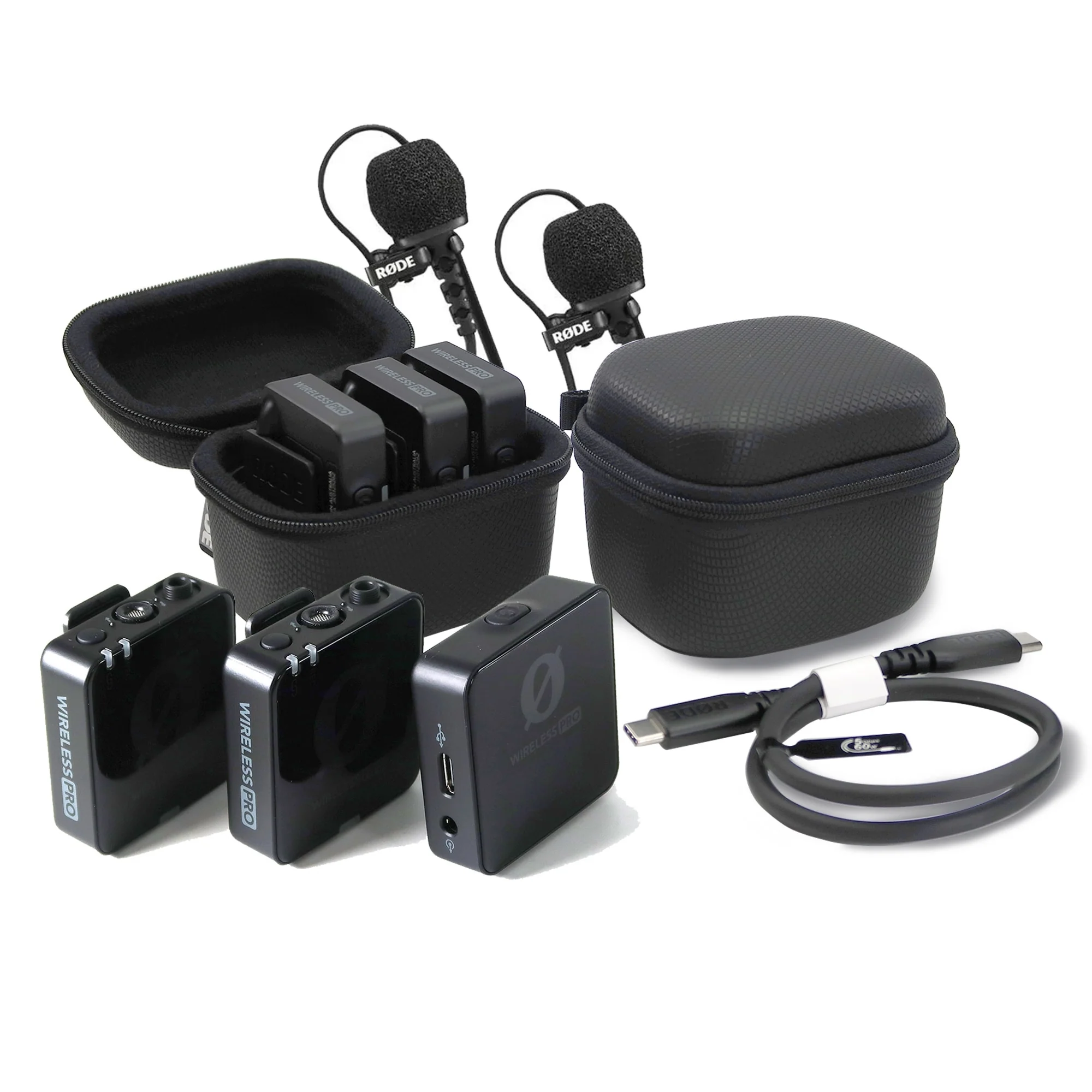 RODE Wireless Pro 2-Person Clip-On Wireless Microphone System / Recorder with Lavaliers (2.4 GHz) - Image 2