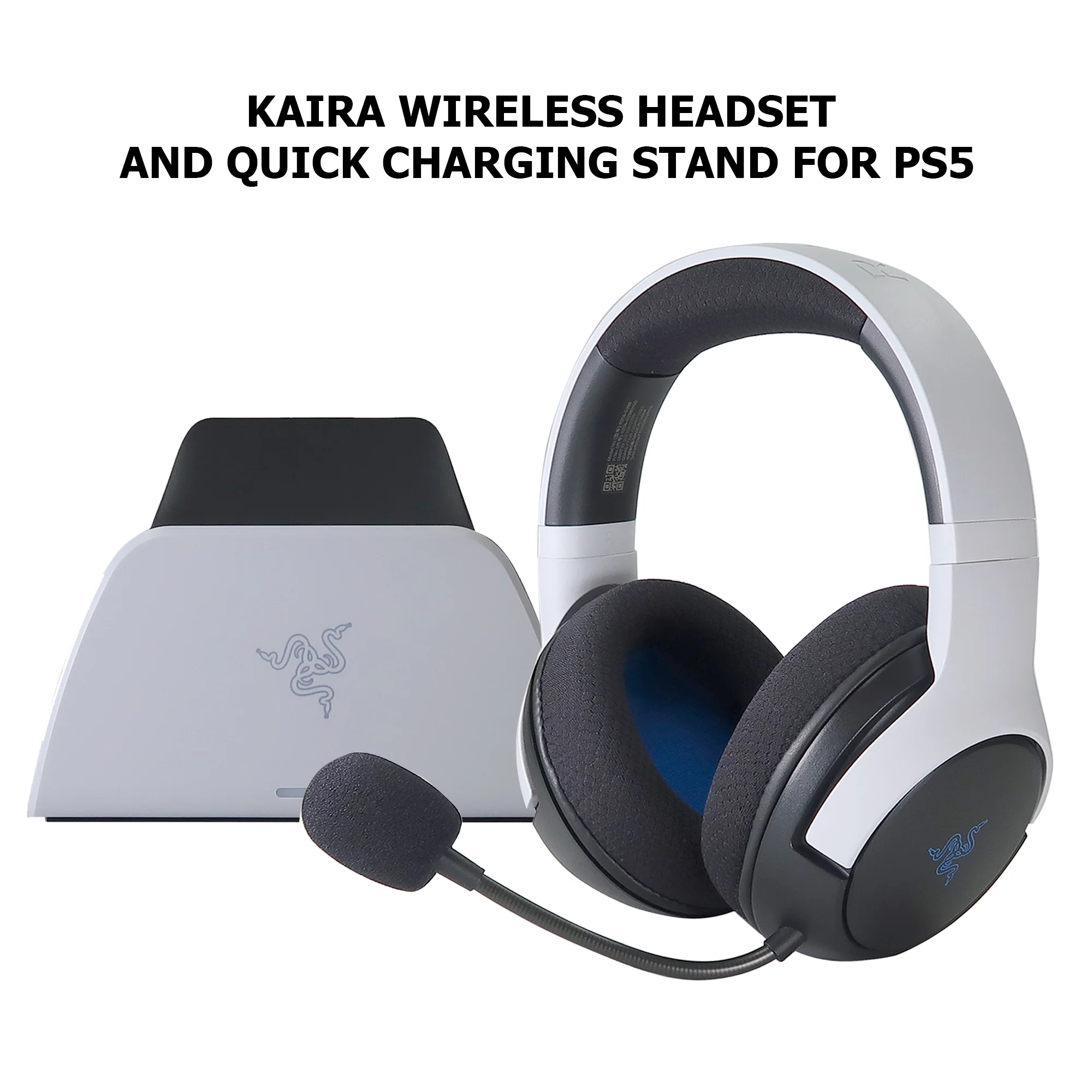 Razer Legendary Duo Bundle for PlayStation 5: Kaira Wireless Headset and Quick Charging Stand for PS5 - (Controller Sold Separately) - Image 2