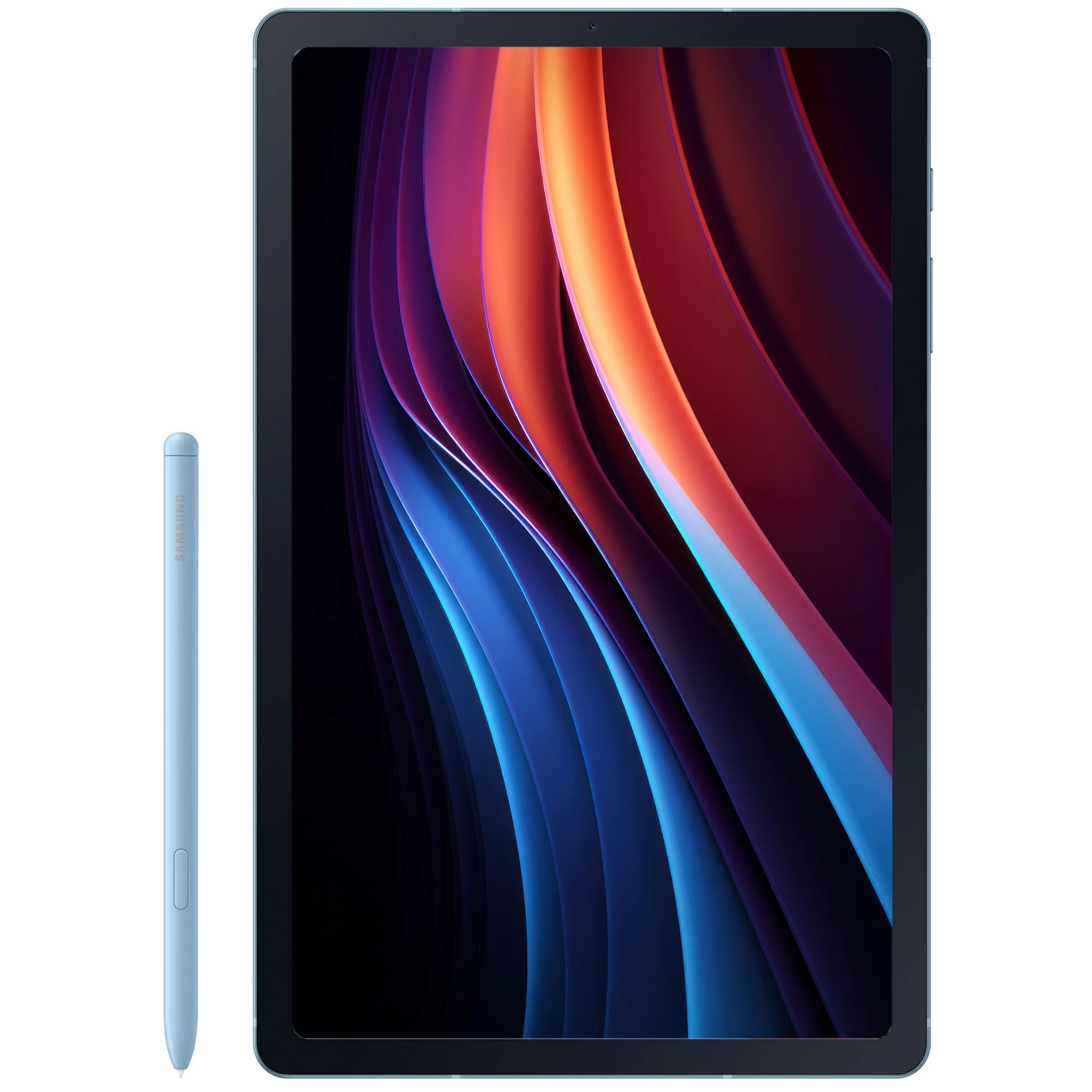 Samsung 10.4" Galaxy Tab S6 Lite Tablet (Angora Blue) with JBL T110 In Ear Headphones and Cleaning Kit - Image 2