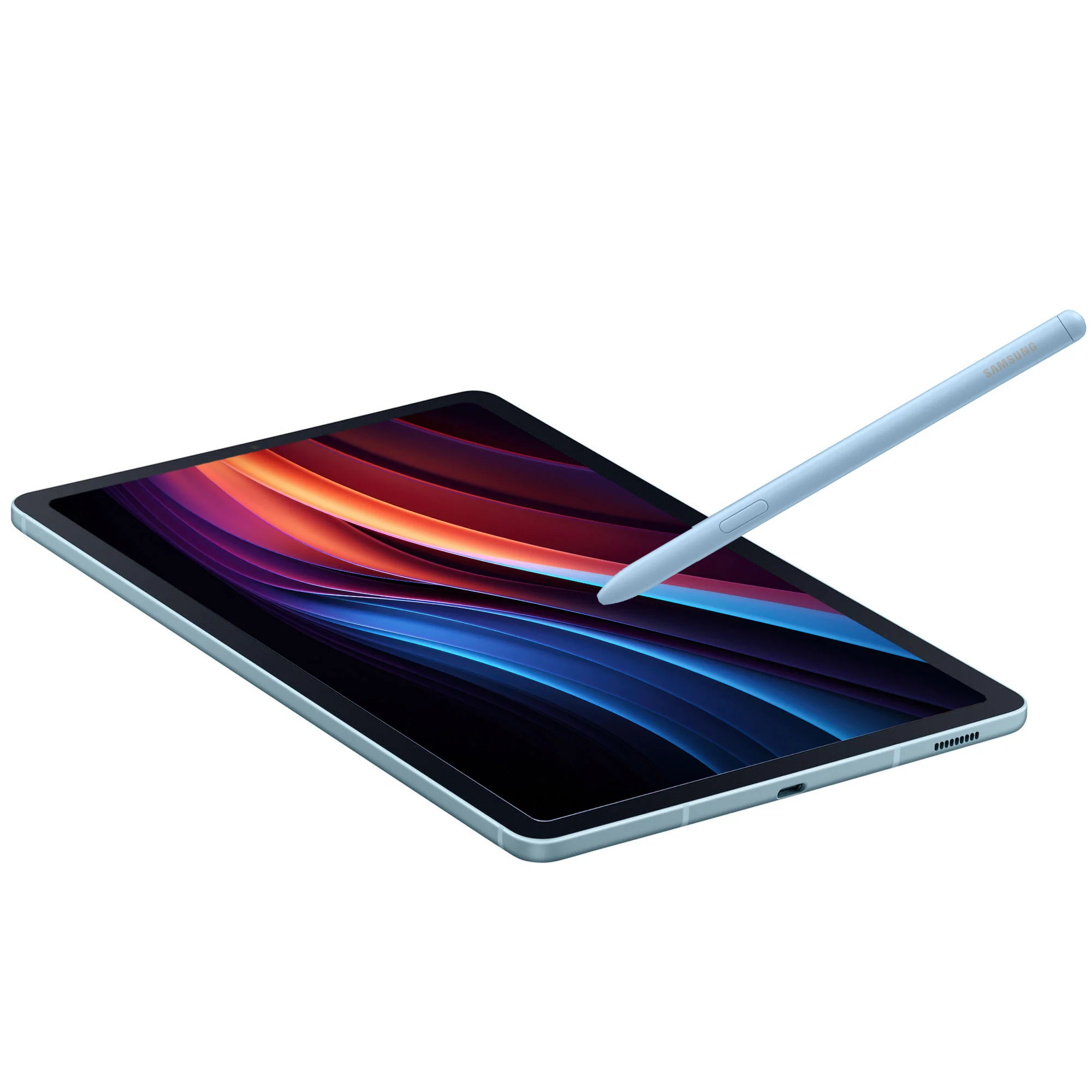 Samsung 10.4" Galaxy Tab S6 Lite Tablet (Angora Blue) with JBL T110 In Ear Headphones and Cleaning Kit - Image 6