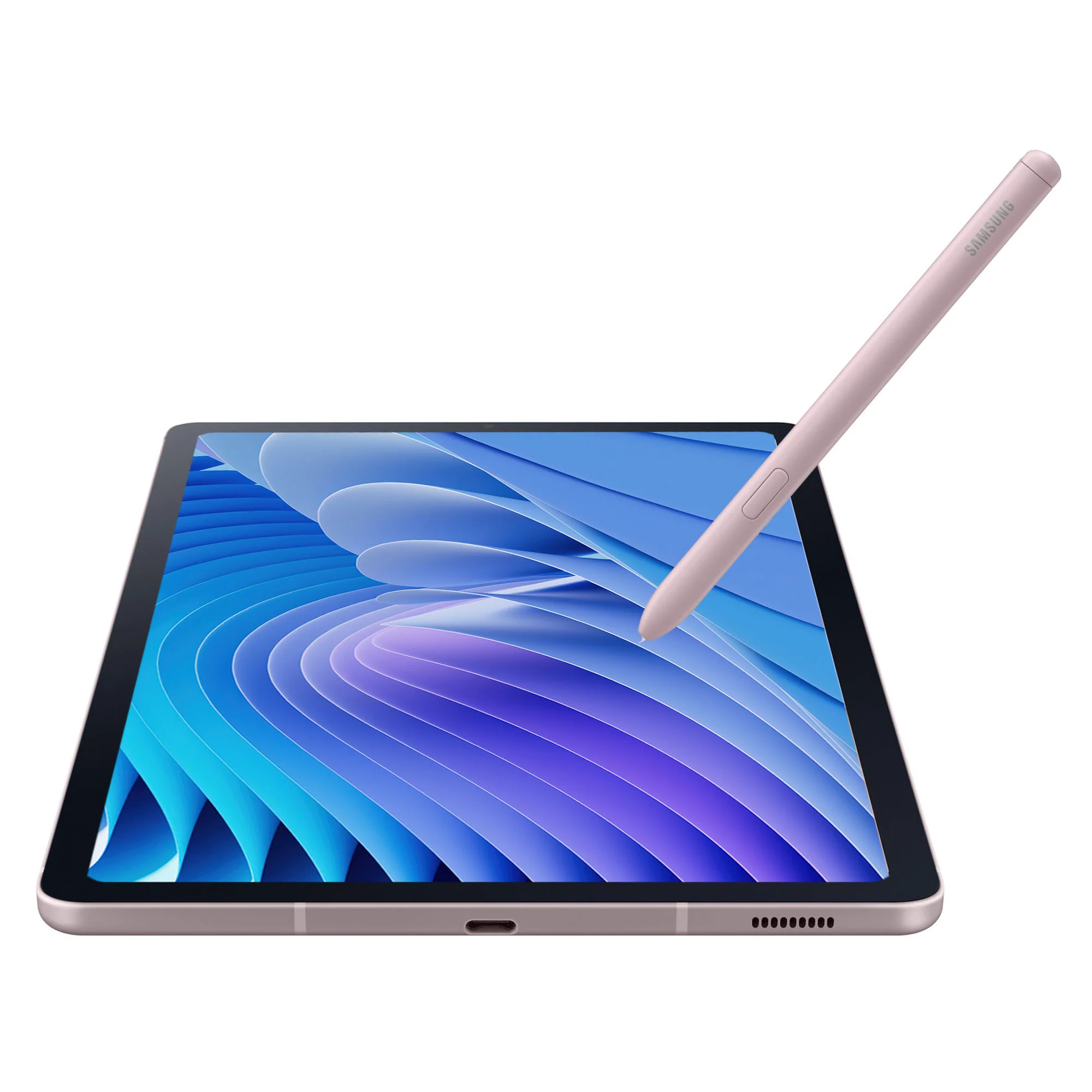 Samsung 10.4" Galaxy Tab S6 Lite Tablet (Chiffon Rose) with JBL T110 In Ear Headphones and Cleaning Kit - Image 5