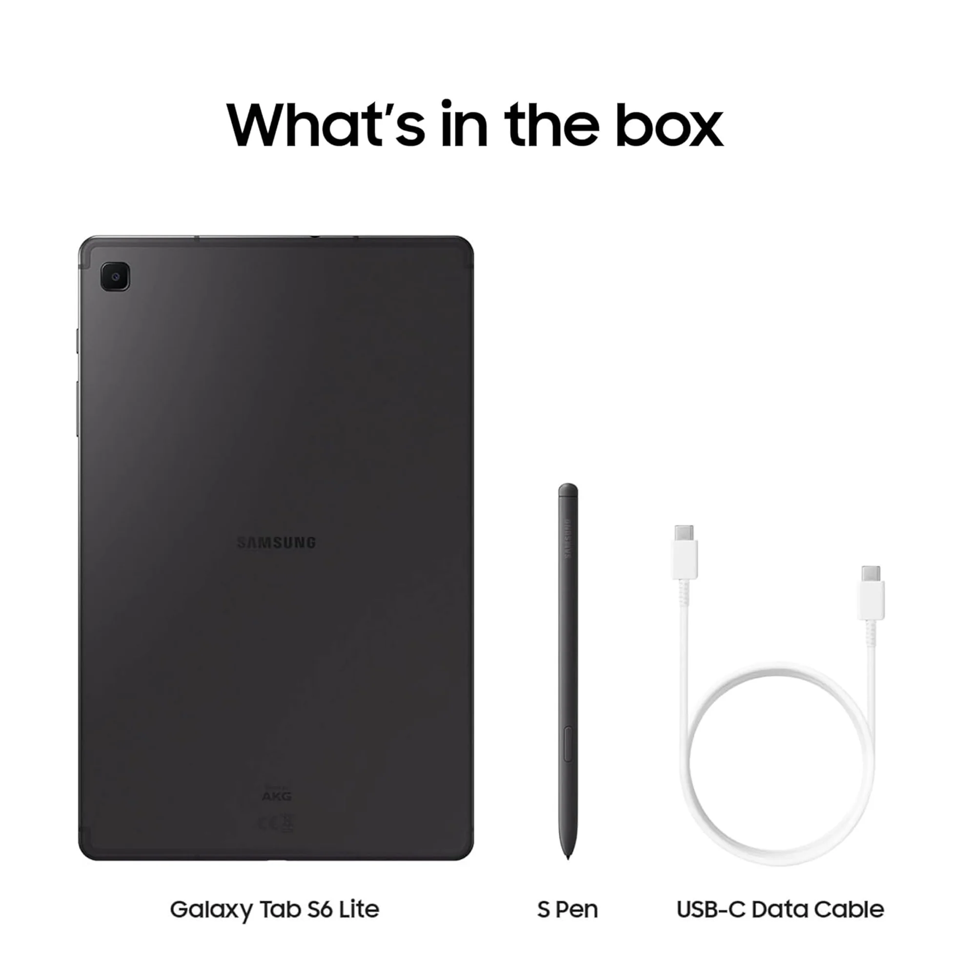 Samsung Galaxy Tab S6 Lite 10.4" 64GB Android Tablet, S Pen + 2-Person Wireless Lavalier Mic Set + Tablet Tripod Mount Adapter Fist Most Tablets + 6" Tabletop Tripod & HandGrip - Image 3