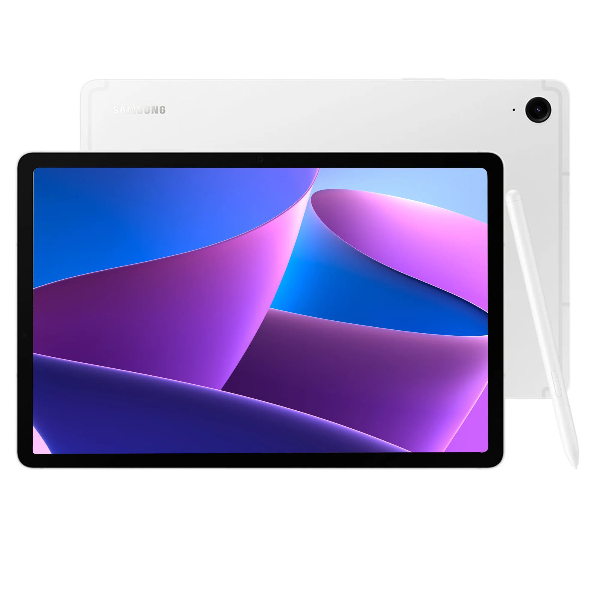 Samsung 10.9" Galaxy Tab S9 FE 128GB Multi-Touch Tablet w/ Stylus (Silver) with SanDisk 128GB Ultra UHS-I microSDHC Memory Card and Cleaning Kit - Image 2