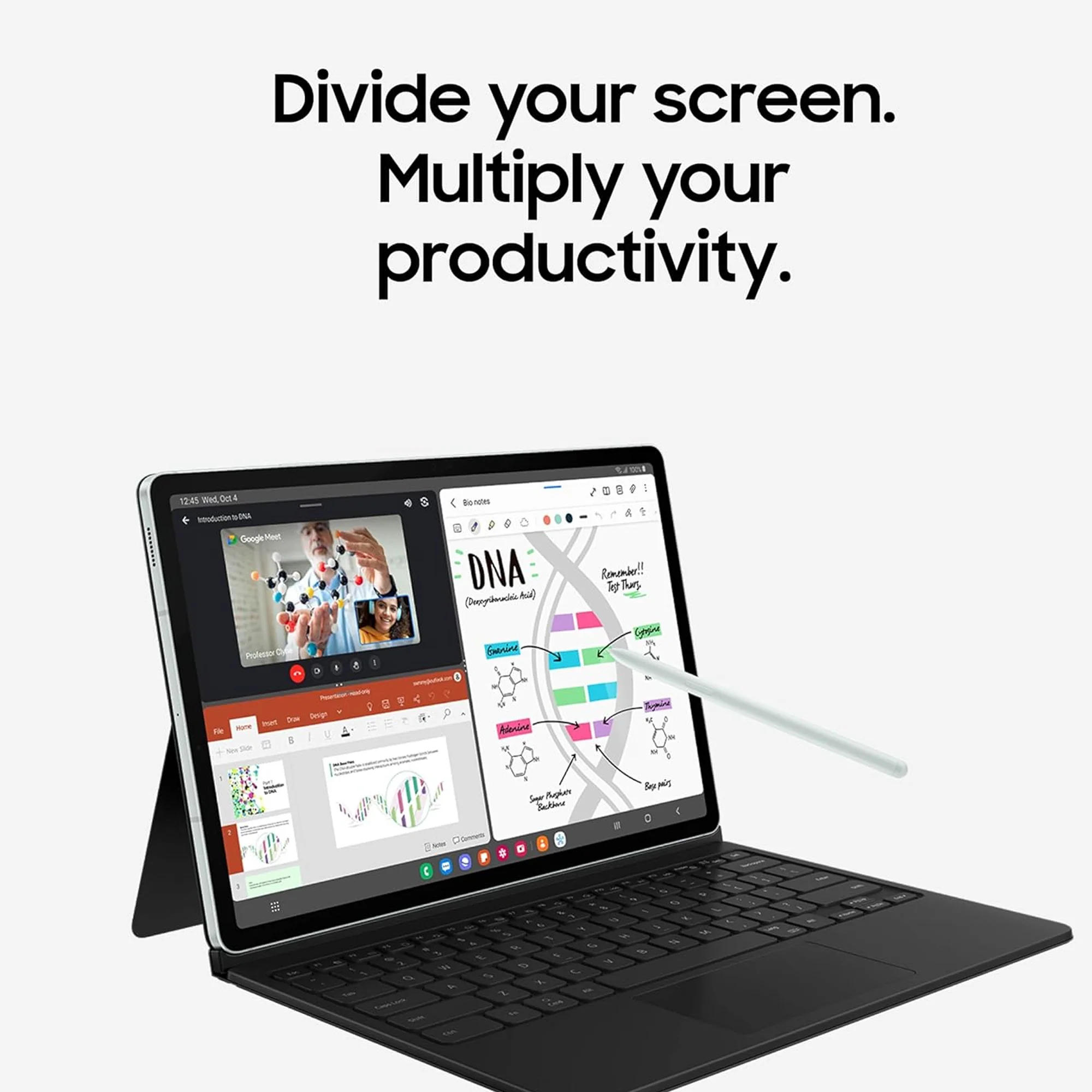 Samsung Galaxy Tab S9 FE+ Plus 12.4” 256GB Android Tablet w/ Stylus (Gray) with SanDisk 128GB Ultra UHS-I microSDHC Memory Card and Cleaning Kit - Image 8