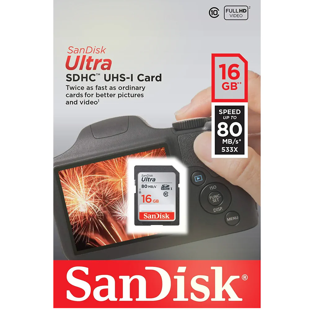 5 Packs SanDisk Ultra 16GB Class 10 SDHC UHS-I Memory Card up to 80MB/s  SDSDUNC-016G-GN6IN - Image 5