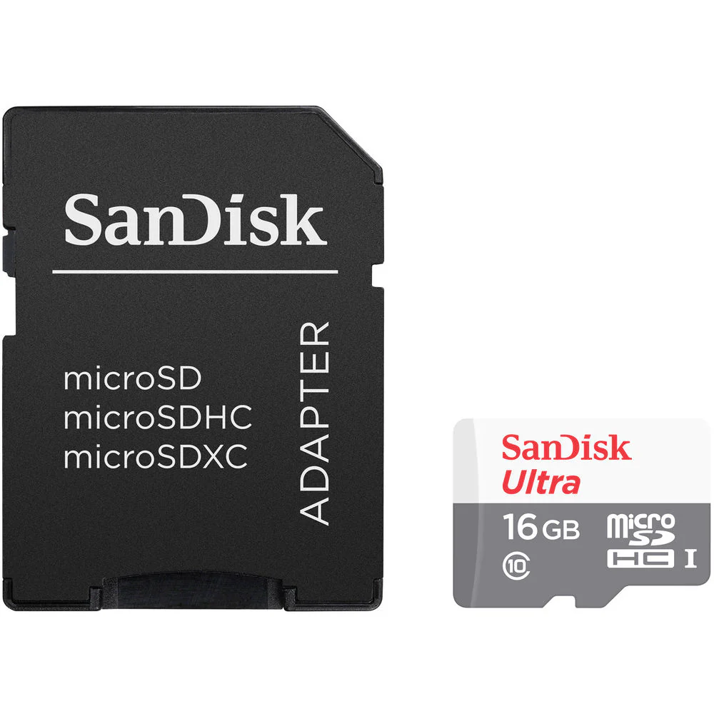 5 Packs SanDisk 16GB Ultra UHS-I microSDHC Memory Card with SD Adapter - Image 2